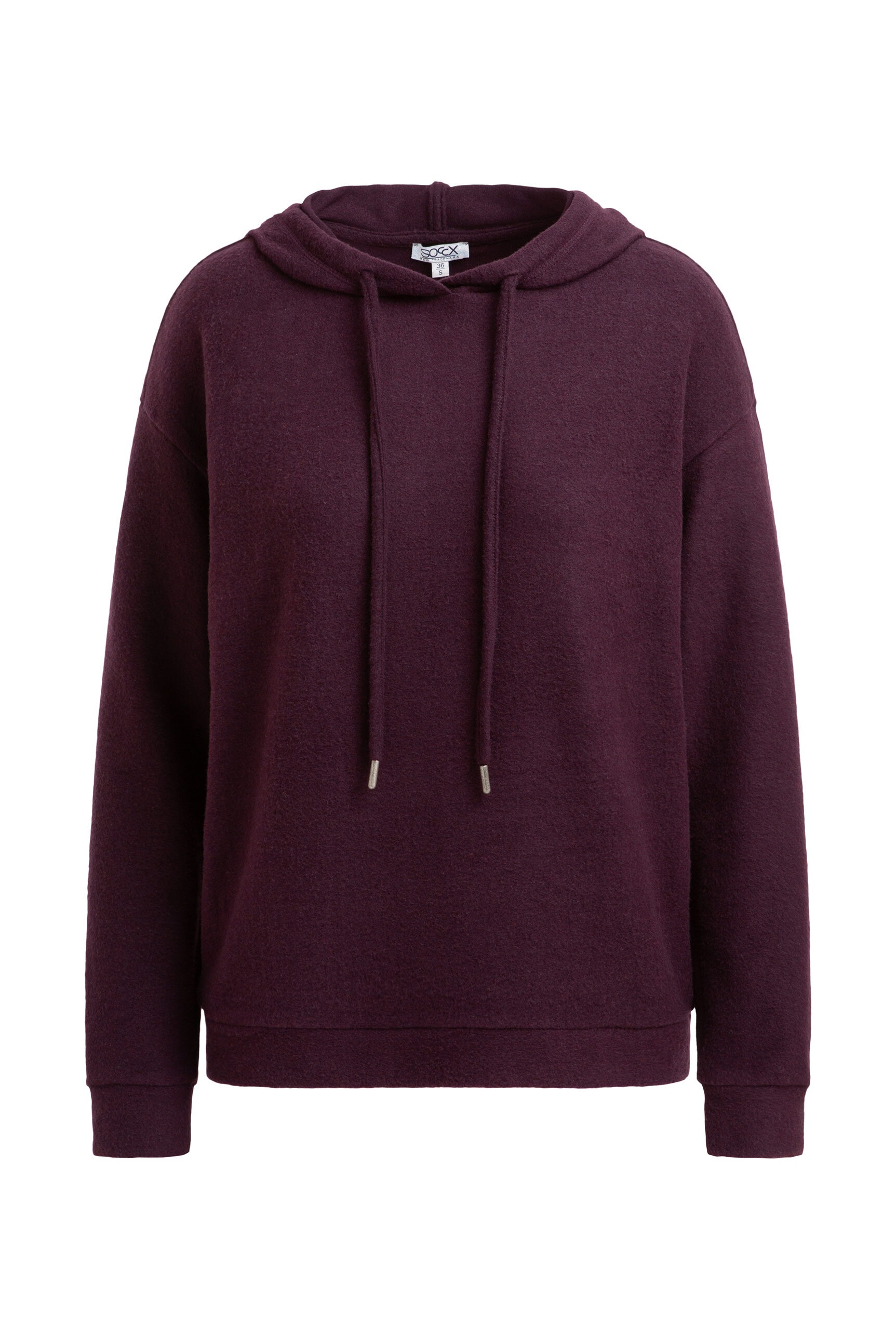 SOCCX Kapuzenpullover aus Flauschstrick