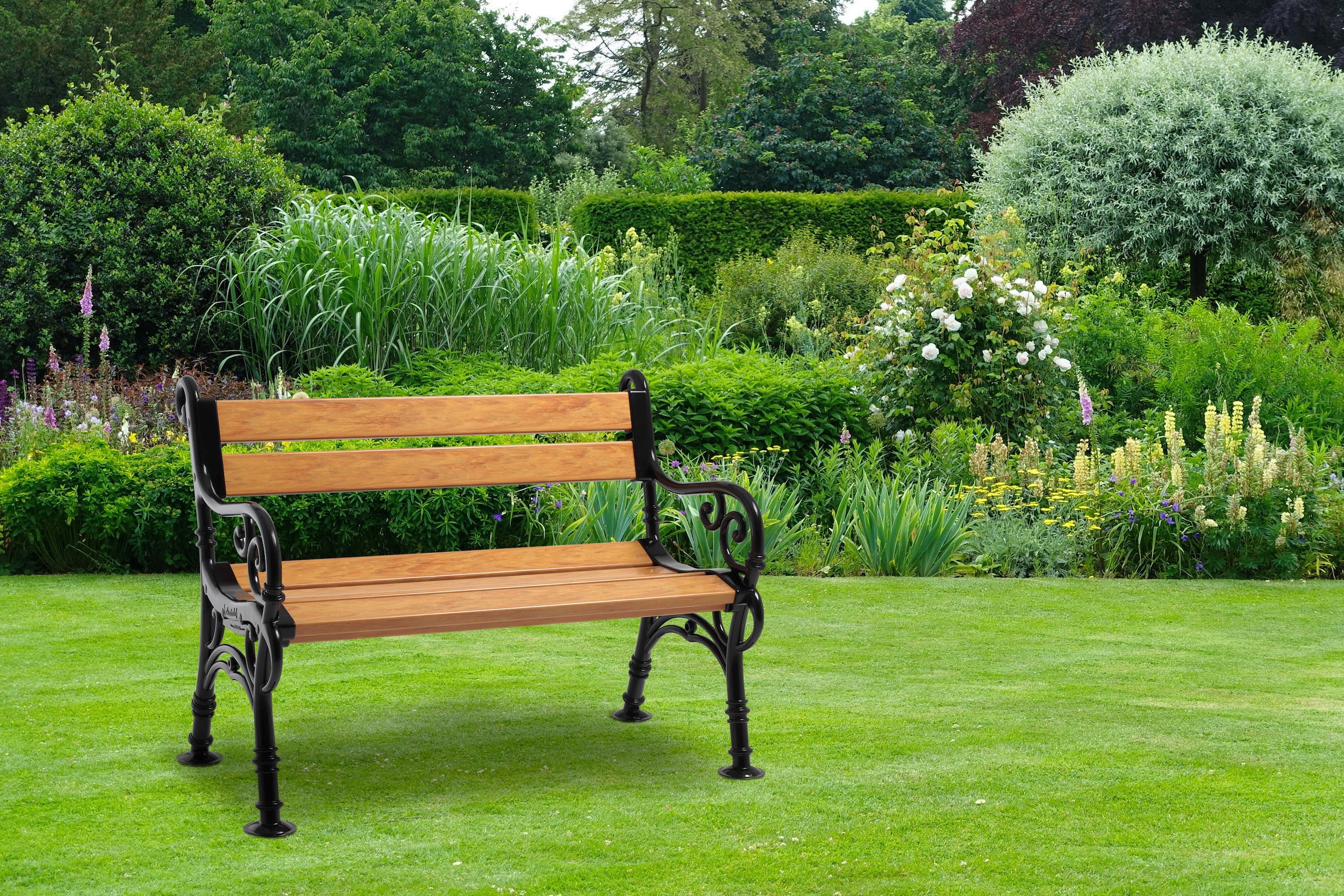 Tweety Gartenbank »2er-Bank Linderhof 115 cm Holzoptik« Vollkunststoff