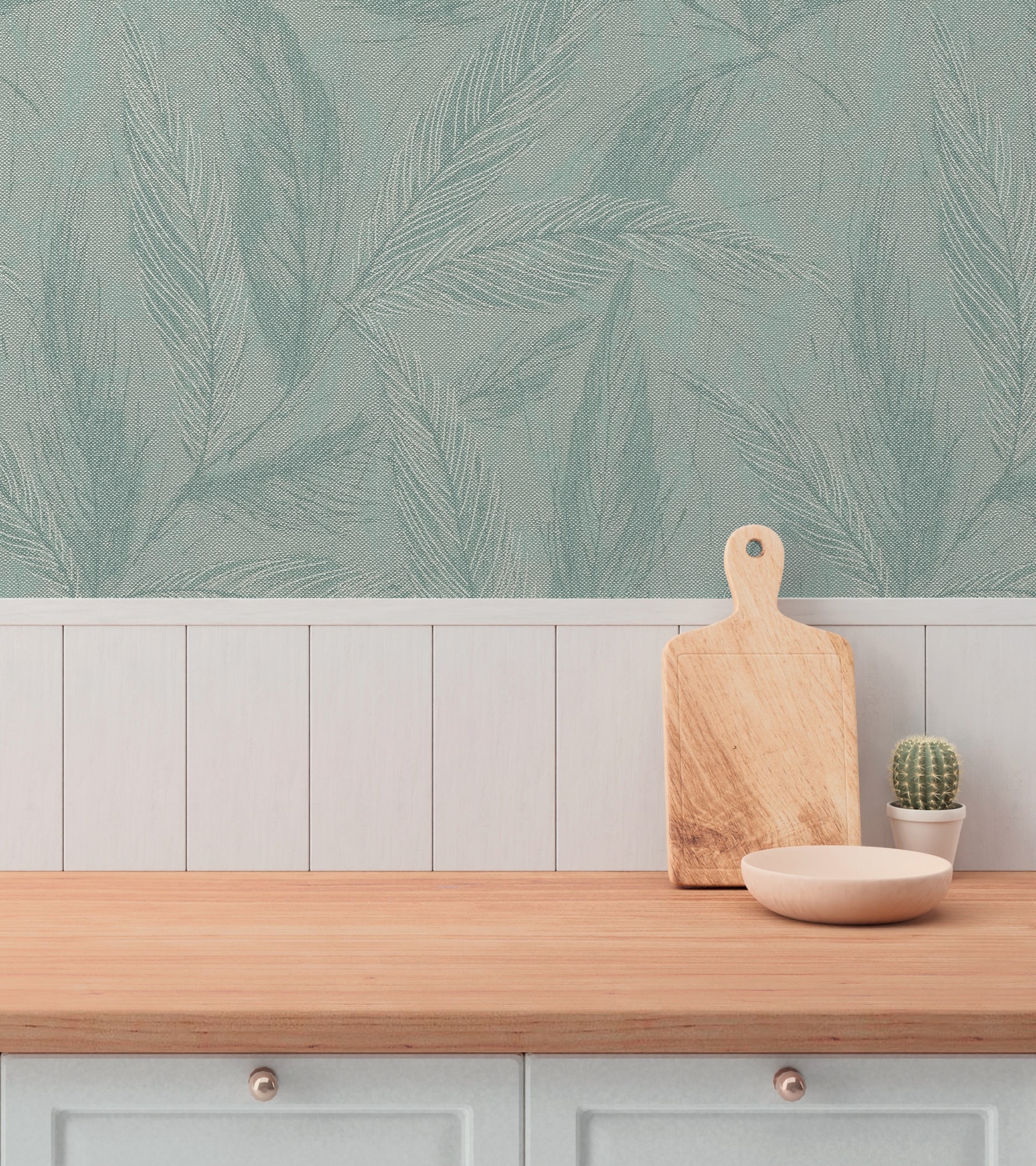 A.S. Création Vliestapete »mit Blätter-Design natürliche Eleganz« matt strukturiert Dekorative Vliestapete mit filigranem Blattmuster