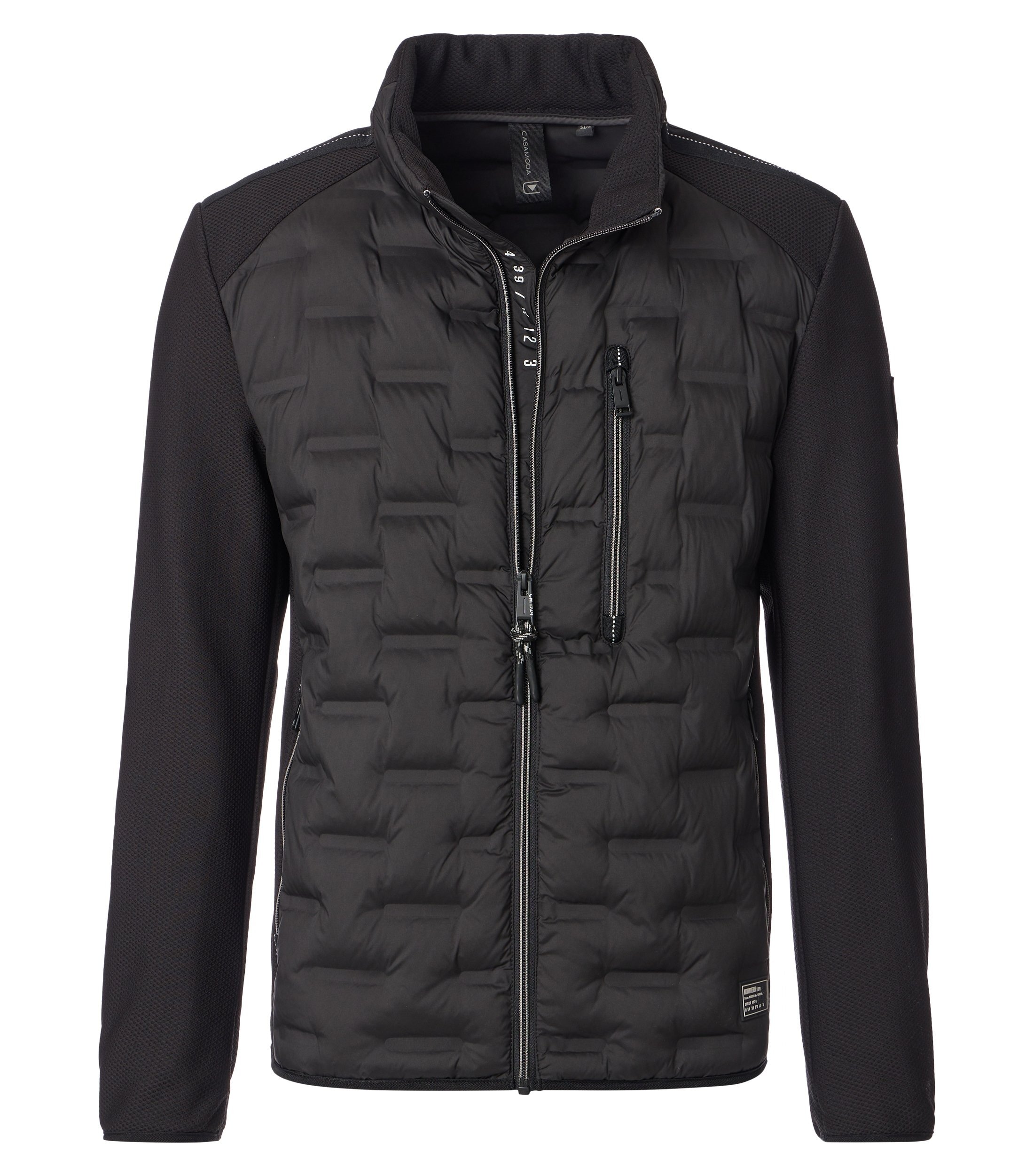 CASAMODA Langjacke "CASAMODA Materialmixjacke uni" günstig online kaufen