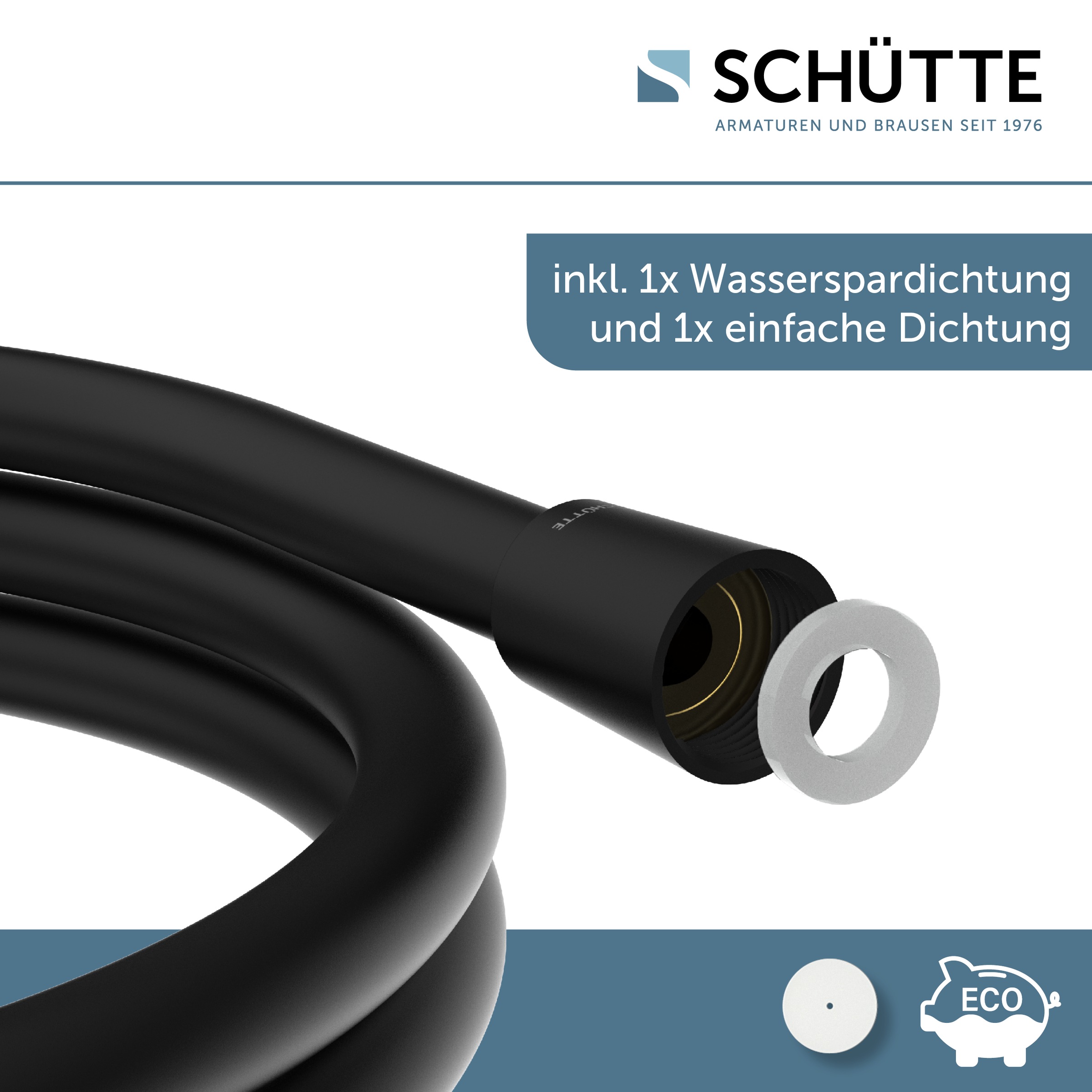 Schütte Brauseschlauch diverse Längen, inkl. Wasserspardichtung - bis 50% W günstig online kaufen