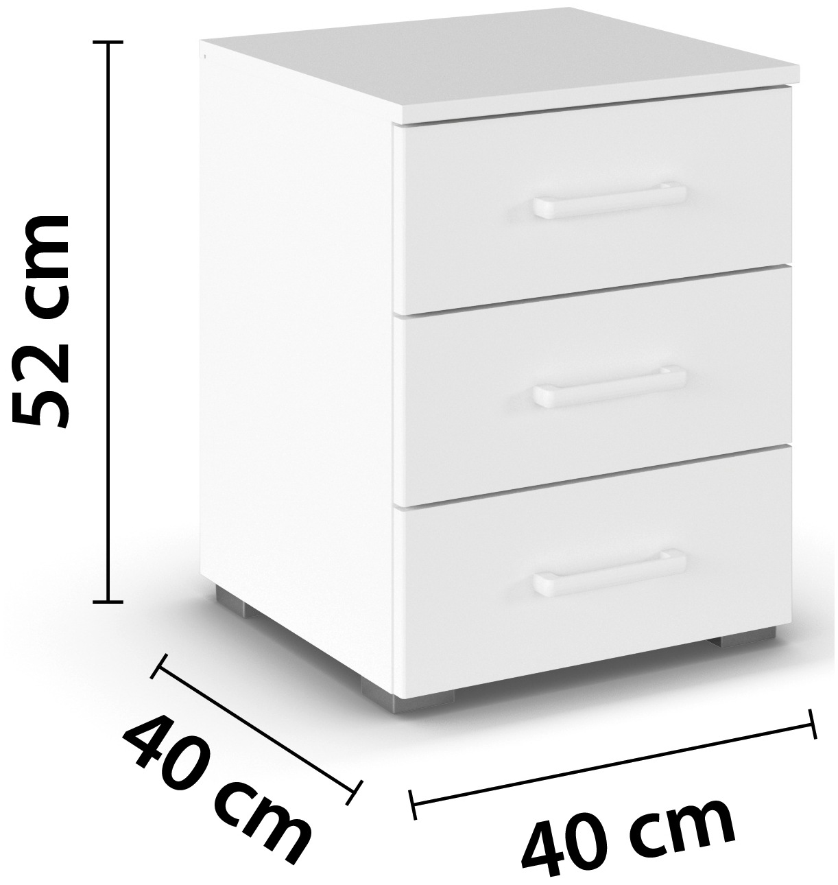 rauch Schlafzimmer-Set »Komplettzimmer Komplettschlafzimmer Schlafzimmer-Set (3-St.) MAIKA« Set, 3 Stk. tlg. Schrank 3 Breiten, 2 Höhen, Bett 100 cm,  Nachttisch MADE IN GERMANY