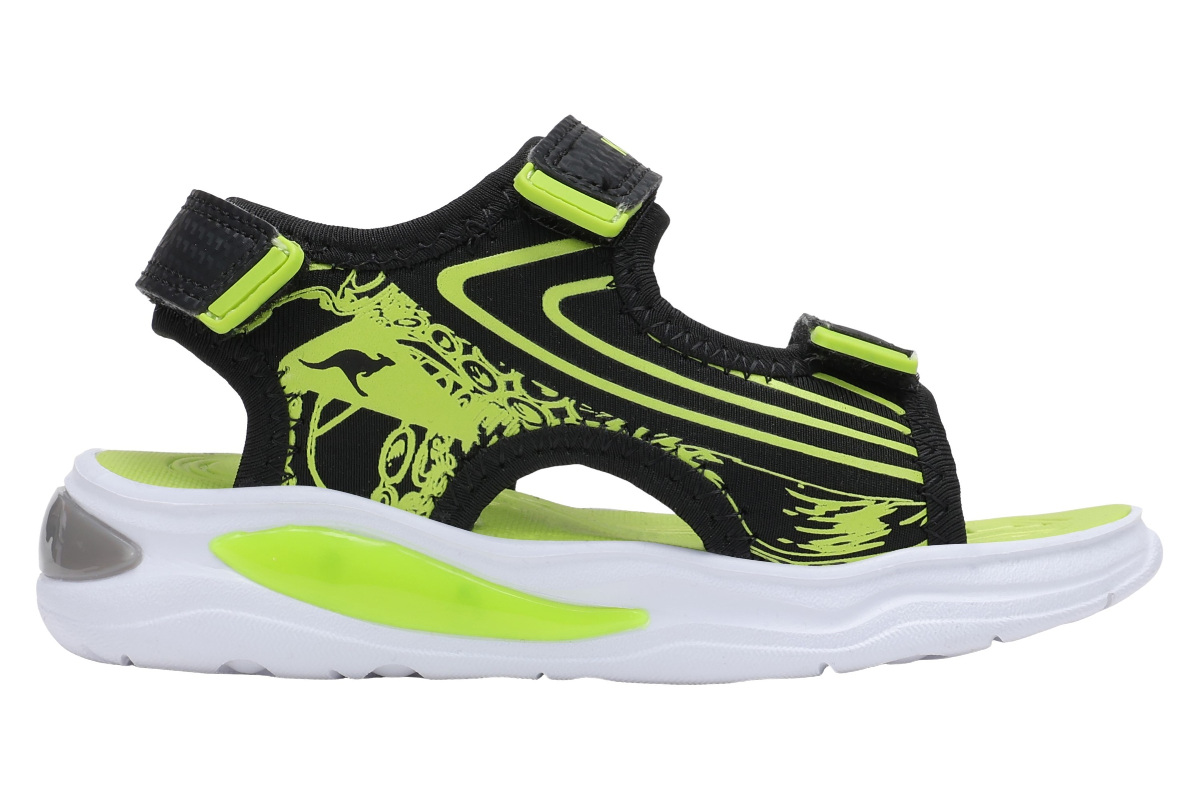 KangaROOS Sandale »K-SLS GOBLIN«  für Alltag, mit Blinkfunktion, mit Klettverschluss