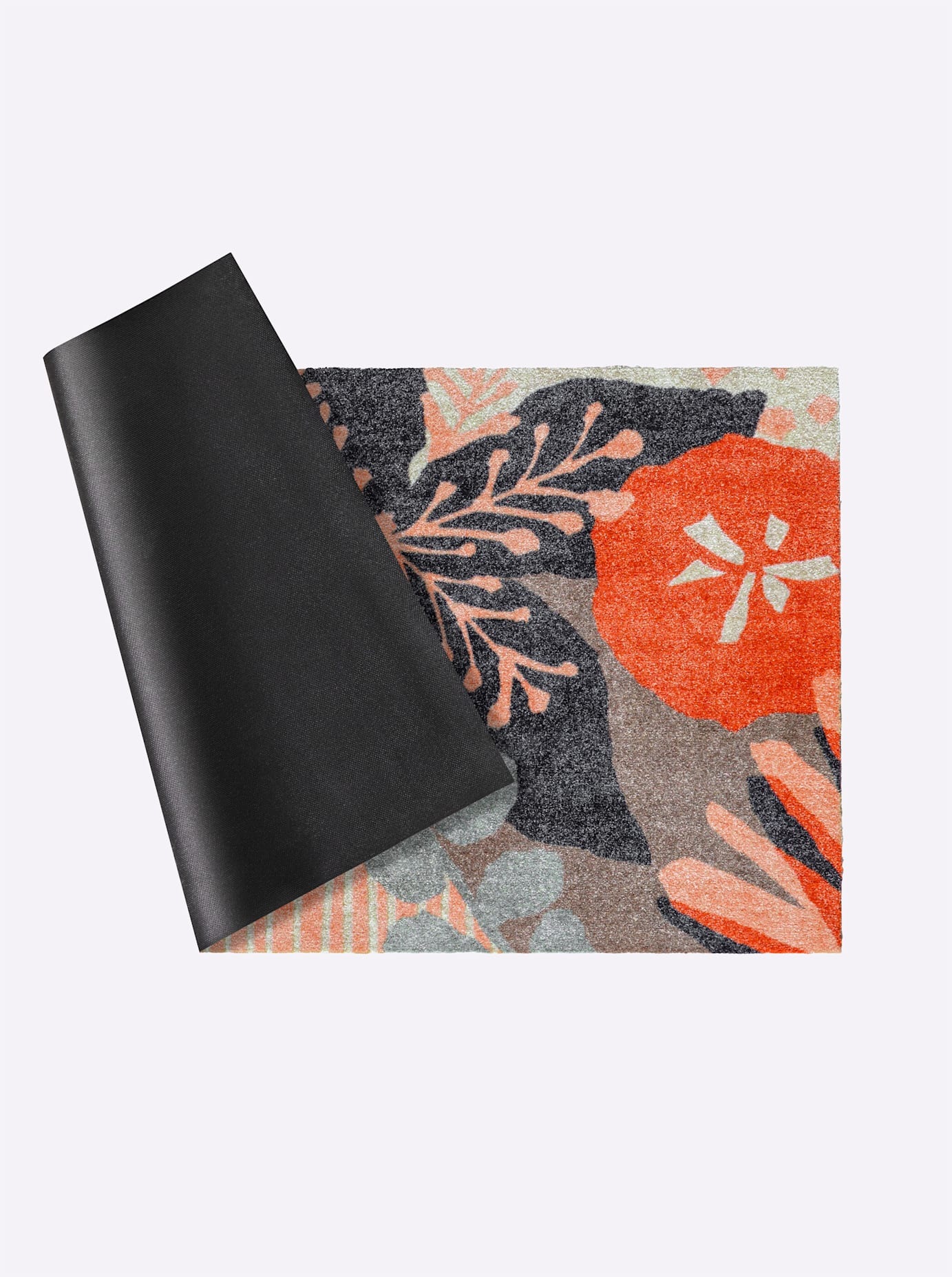 wash+dry by Kleen-Tex Doormat Orange/Gray 60x180 cm 2