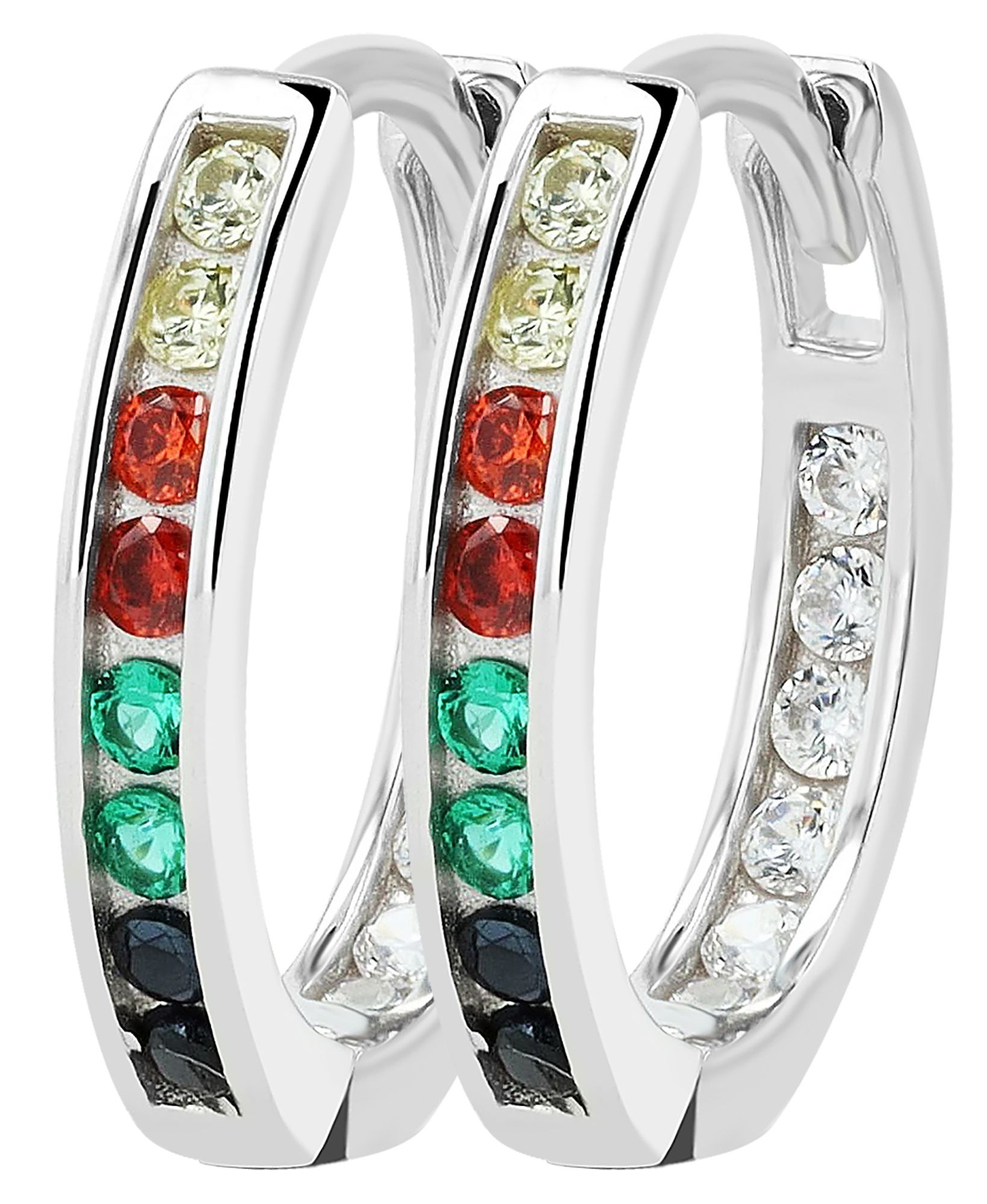 Adelia´s Klappcreolen »Damen Ohrringe – Klappcreole aus 333 Gold mit Zirkonia« Ein kleines Geschenk mit großer Wirkung