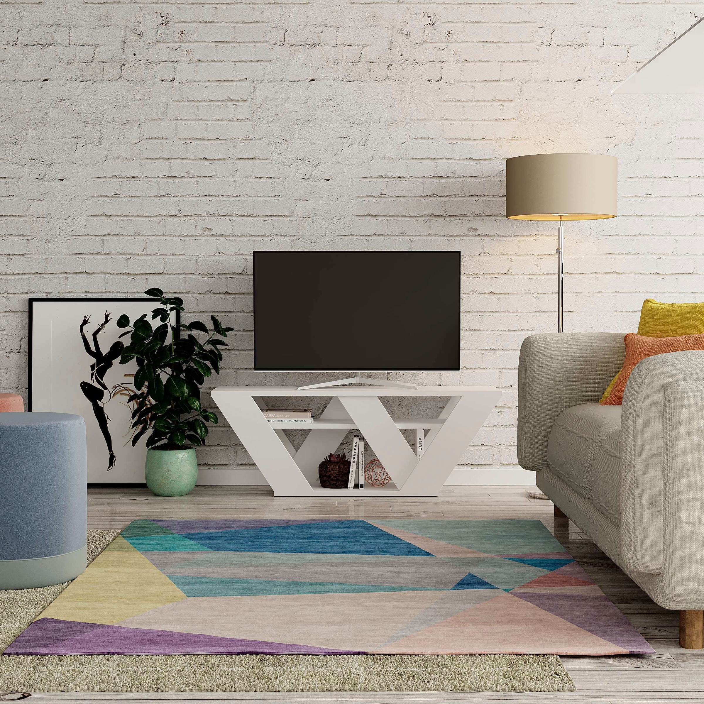 Decortie TV-Schrank »Thales TV Schrank«, (Packung), Einfache Montage,Platzsparend