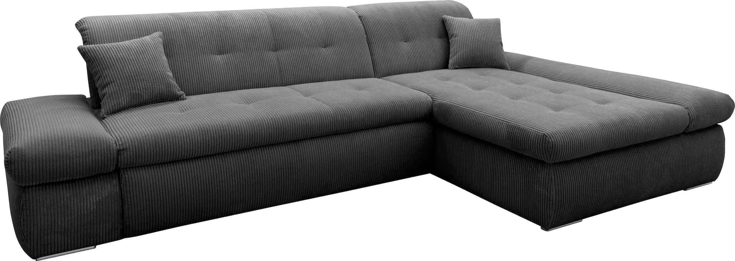 DOMO collection Ecksofa »Moric Luxus - B/T/H 300/172/80 cm«, XXL-Format, L-Form, bis 140kg pro Sitzplatz belastbar