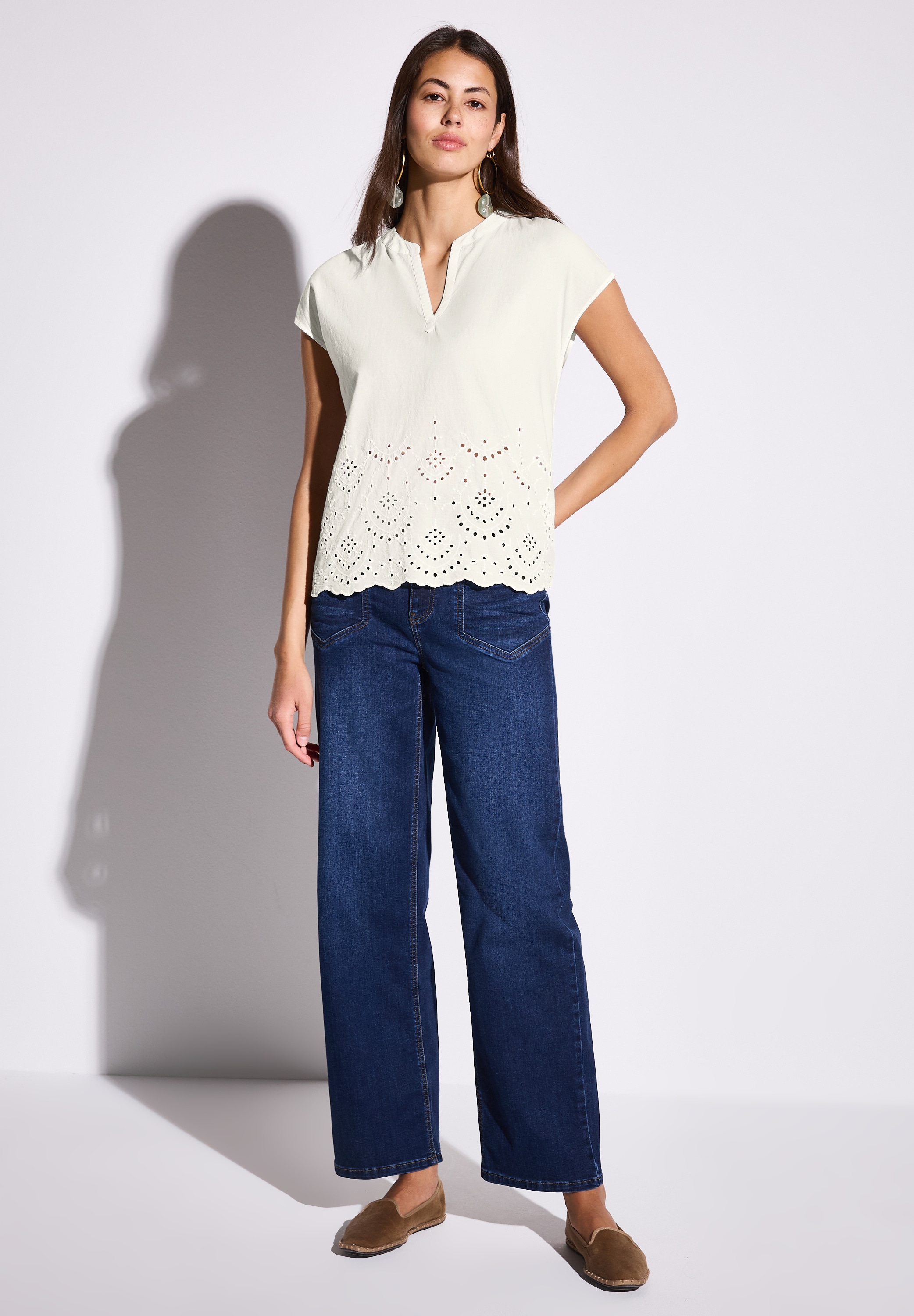STREET ONE Shirtbluse, aus reiner Baumwolle