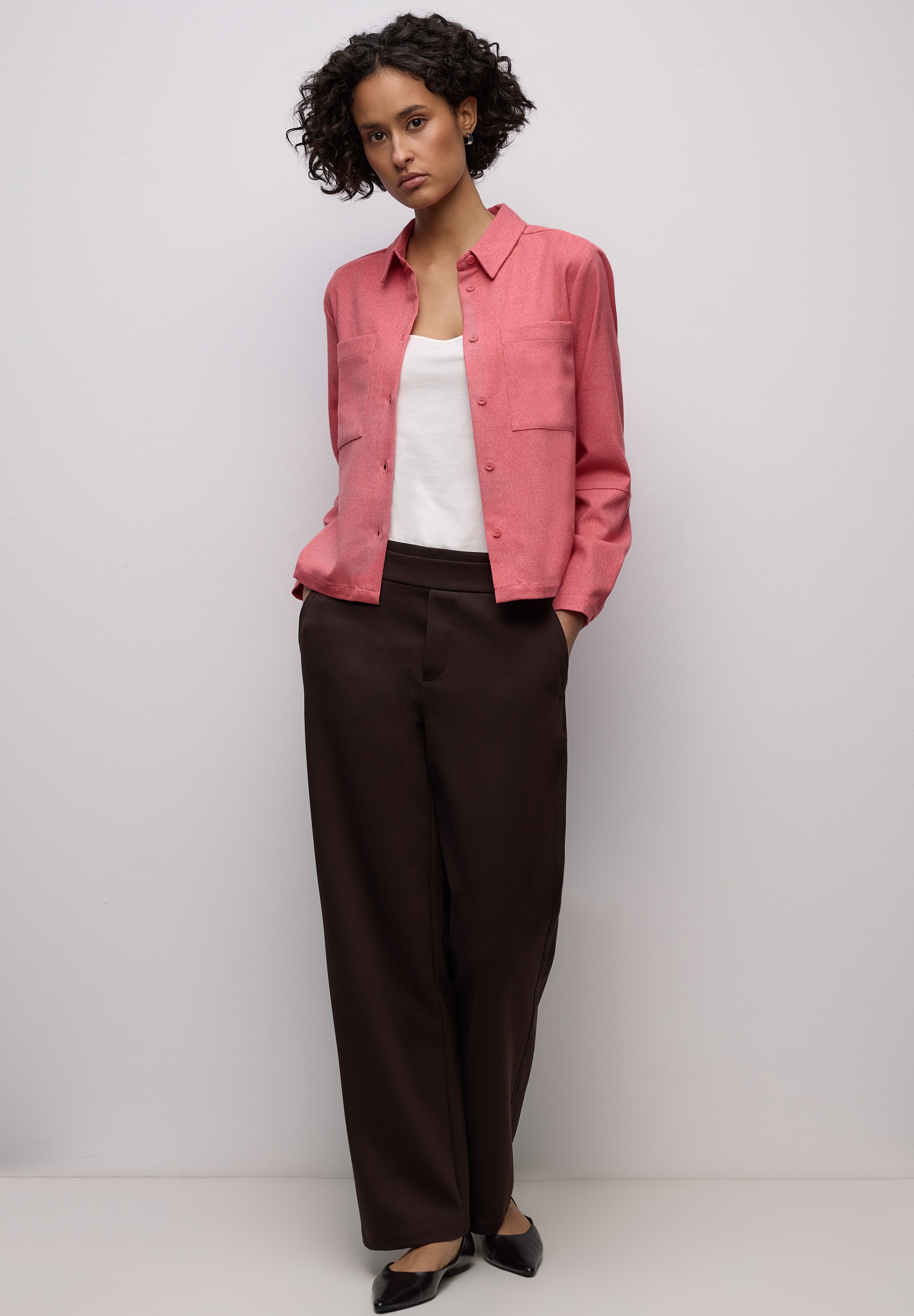 STREET ONE Langarmbluse mit Brusttaschen