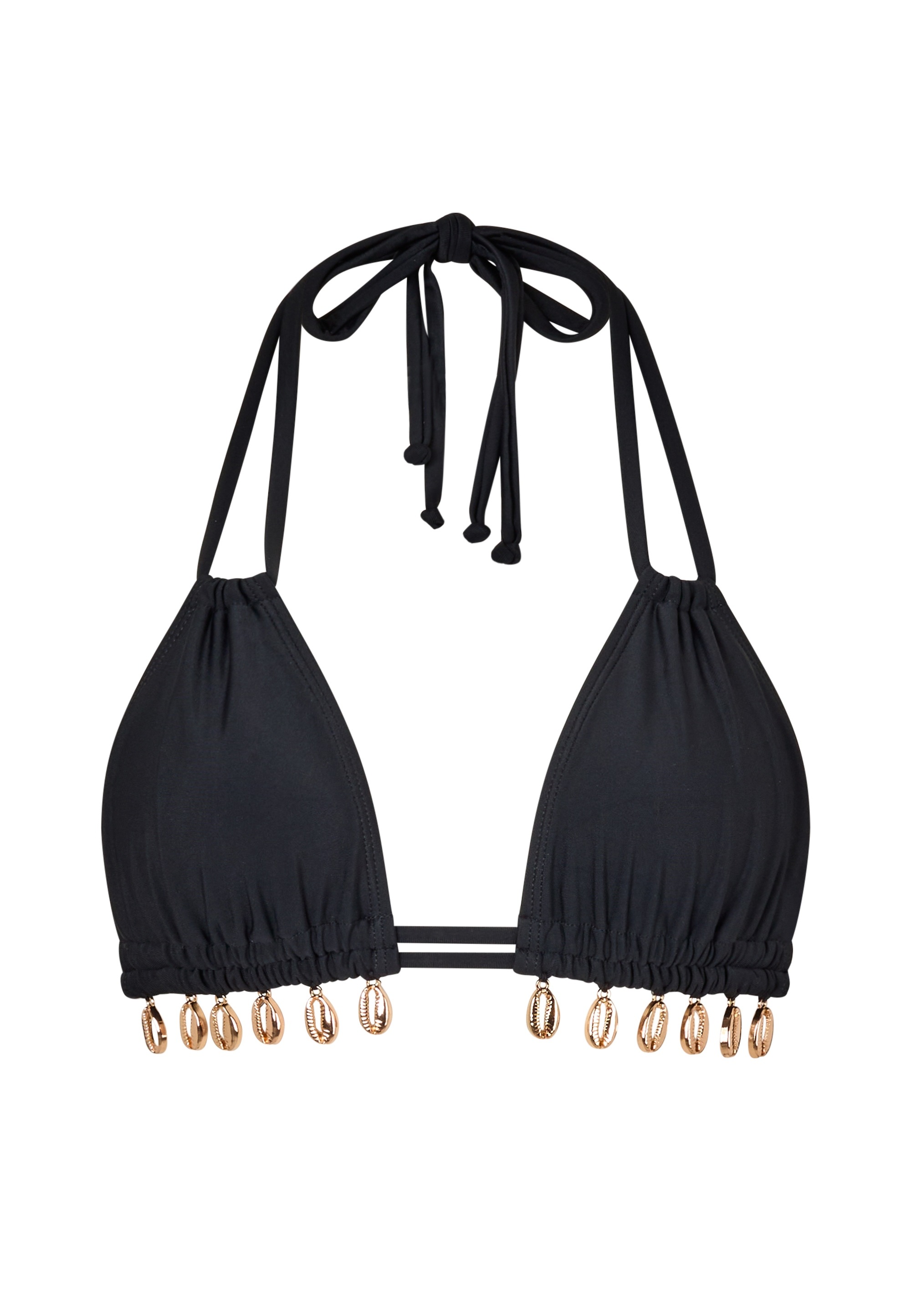 Moda Minx Triangel-Bikini-Top "Gold Shells Double Strap Triangle Top", (1 S günstig online kaufen