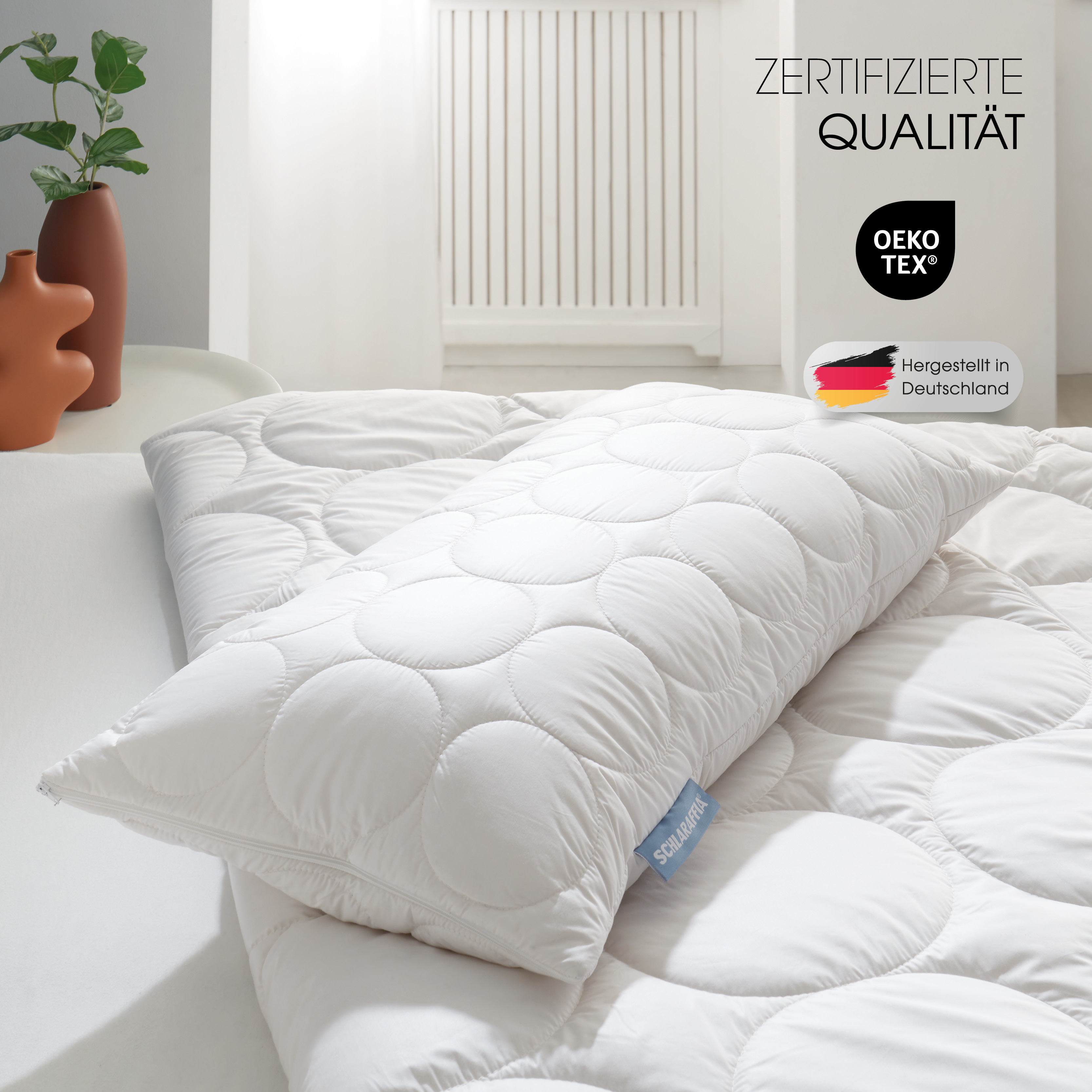 Schlaraffia Kopfkissen "Alba, Kopfkissen 40 x 80 cm" 1 Stk. tlg.