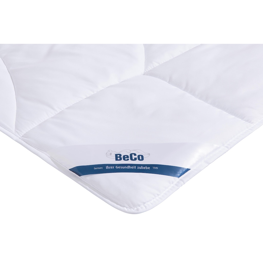 Beco Microfaserbettdecke »Medibett, Bettdecken für Sommer und Winter, zwei Bezugsvarianten«, normal, Füllung 100% Polyester, Bezug 100% Baumwolle, (1 St.)