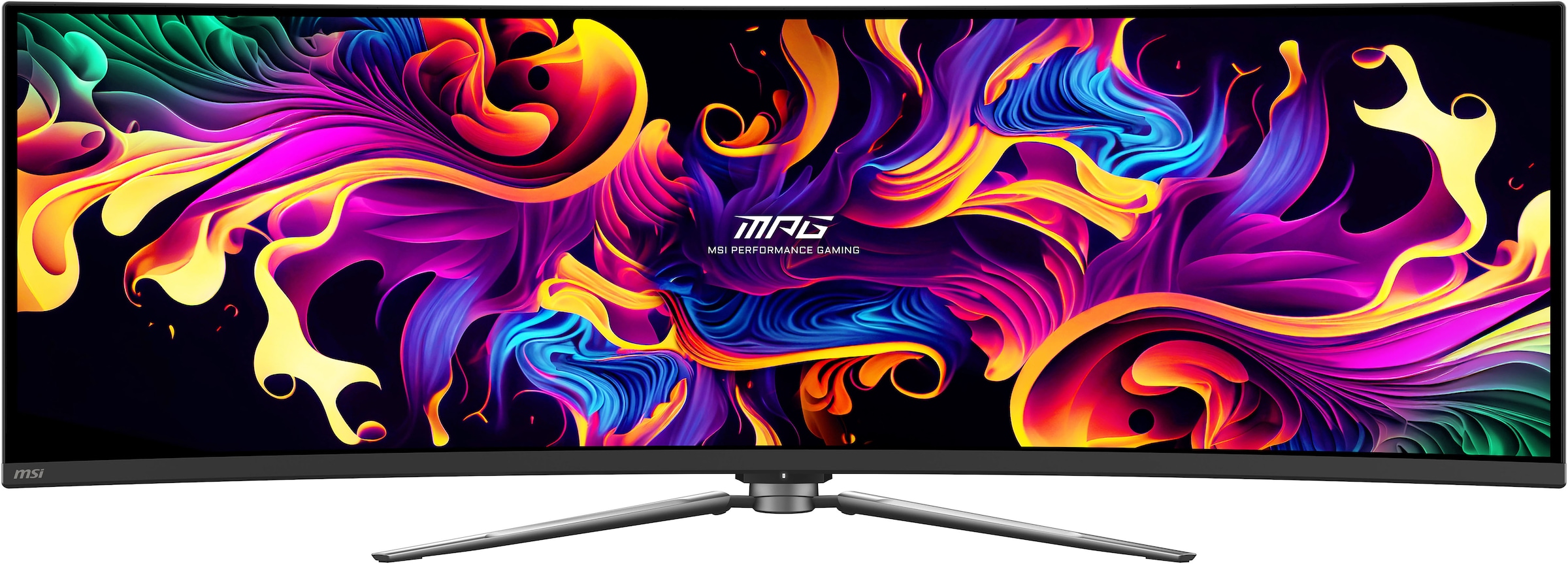 MSI Curved-OLED-Monitor »MPG 491CQPX QD-OLED« 125 cm/49 ″  5120 x 1440 px DQHD 0,03 Reaktionszeit 240 Hz