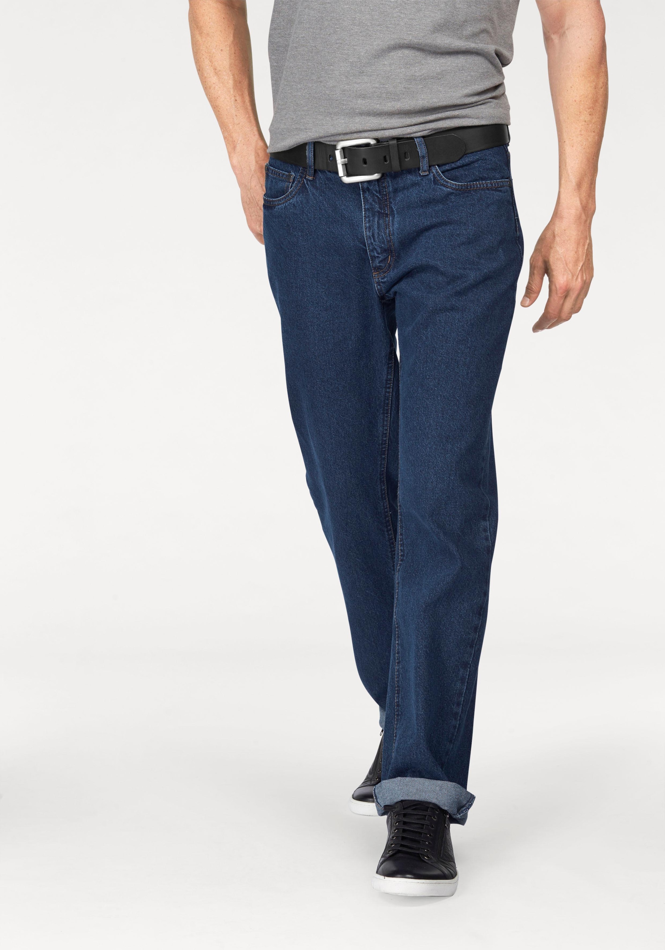 Regular-fit-Jeans »James«, regular fit, gerades Bein, Five-Pocket-Form, normale Leibhöhe