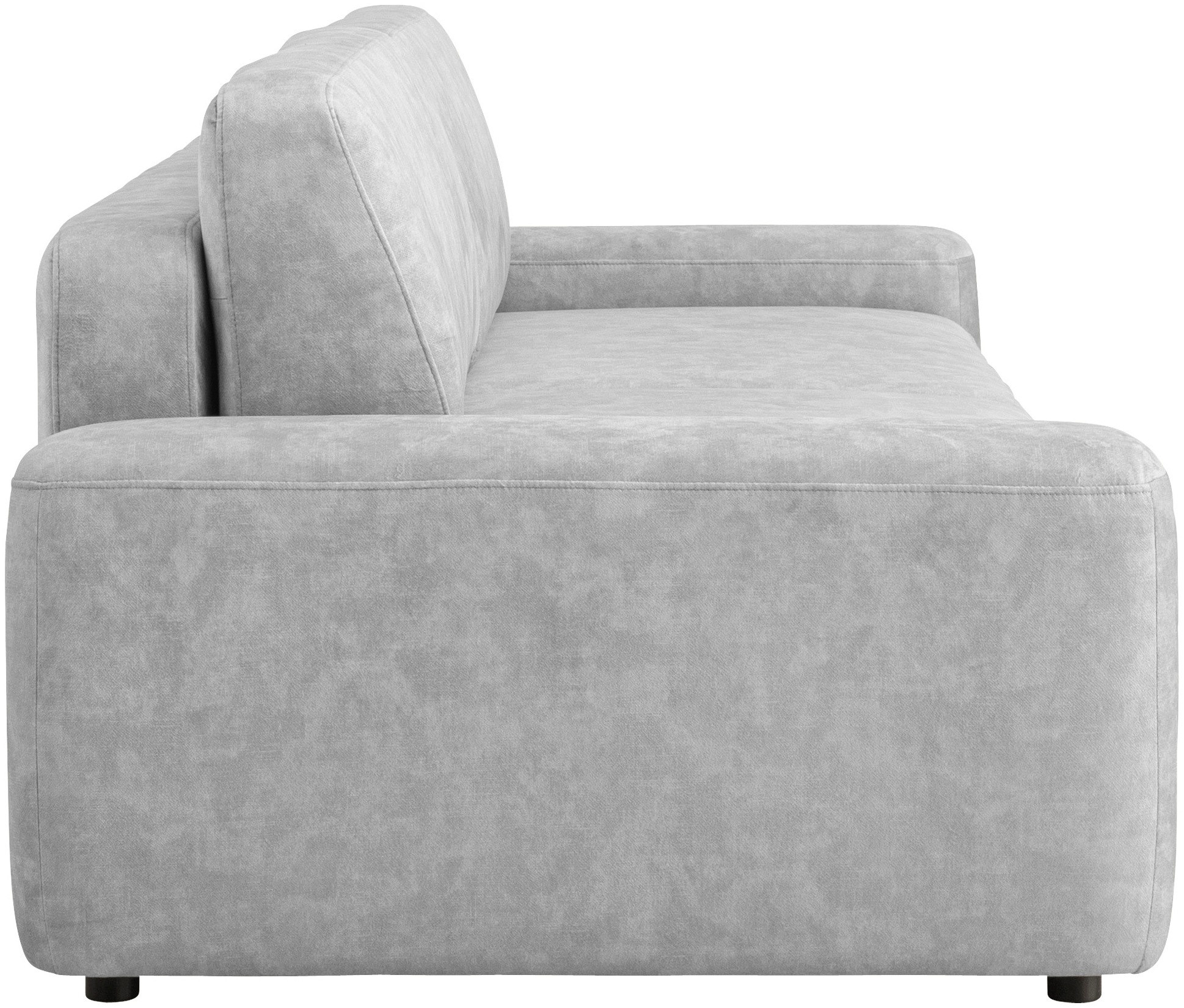 INOSIGN 3-Sitzer »TORGE (257cm), Sofa,Schlafsofa in Cord, Samtvelours, Struktur fein«, rundes Design, Schlaffunktion u. Bettkasten, Liegefläche: 135/200 cm