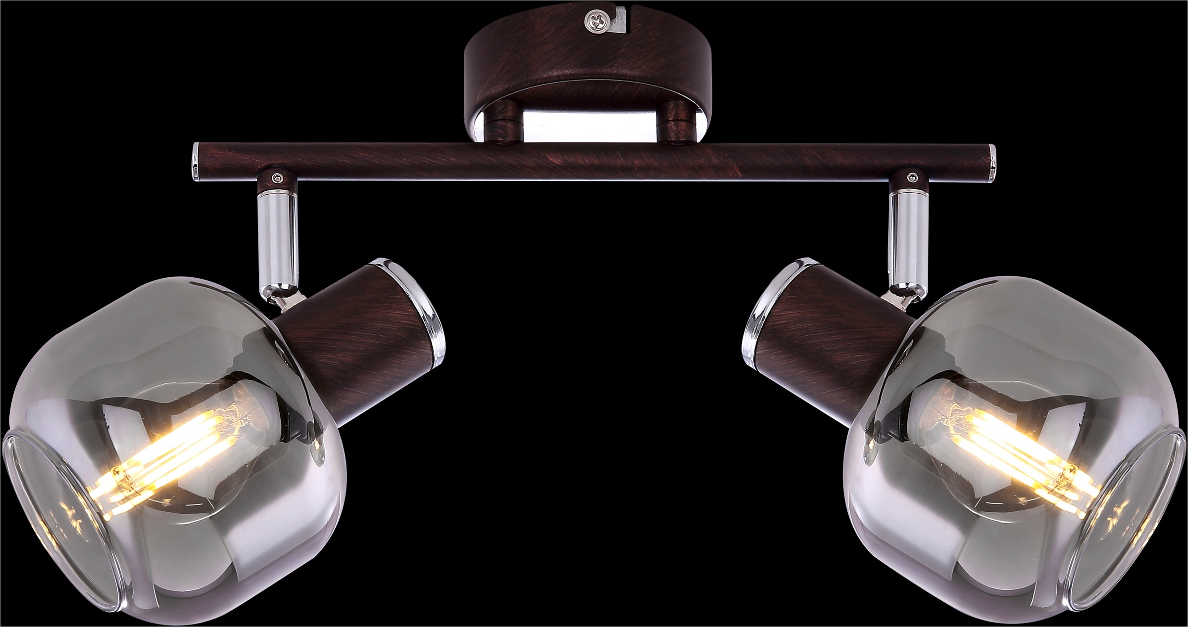 GLOBO LIGHTING Deckenstrahler »PALLO« E14 1 Stk. Spot Deckenspot Flur Schlafzimmer Wohnzimmer