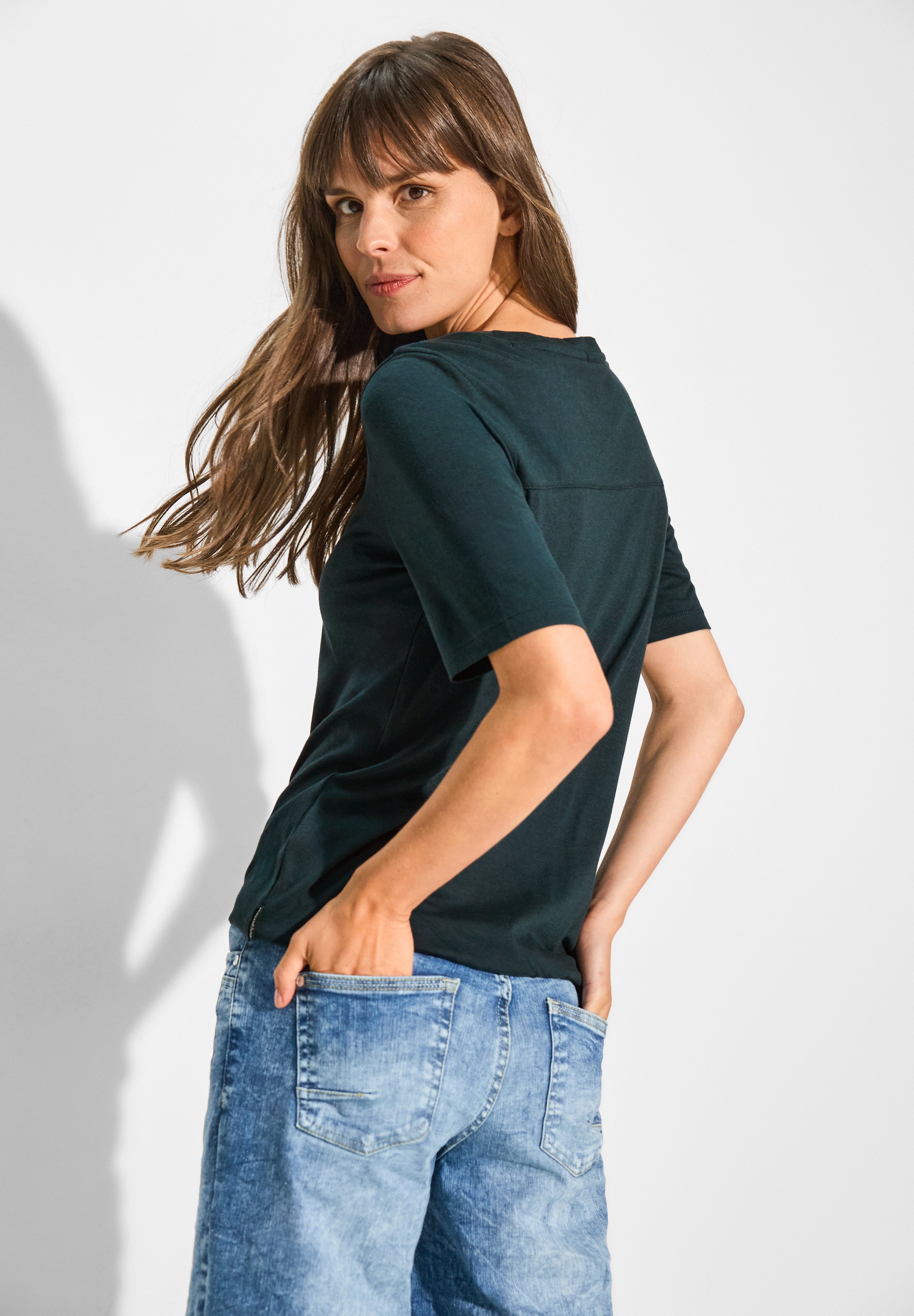 Cecil Tunikashirt, mit V-Ausschnitt