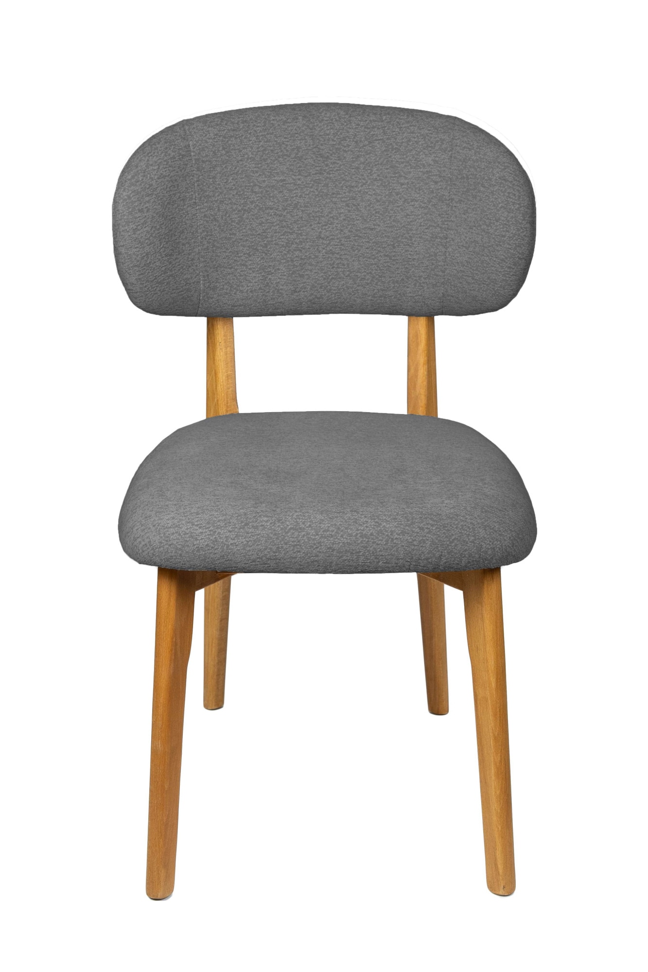 Home affaire Esszimmerstuhl »Nomo Polsterstuhl, Küchenstuhl, 4-Fußstuhl« () 2 Stk.Chenille, Massivholzbeine, Retro