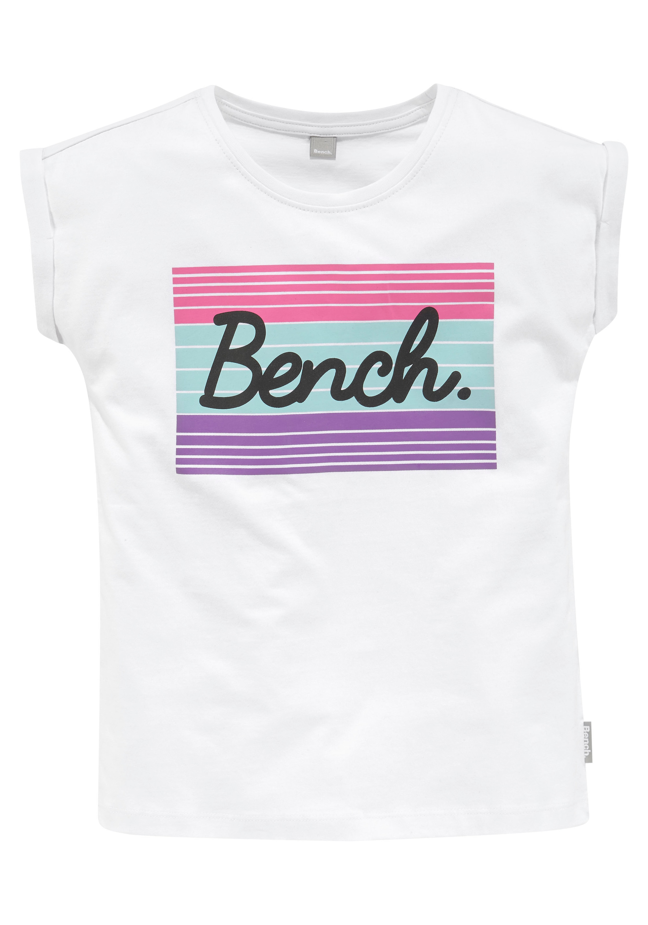 | mit Logodruck für BAUR großem ▷ T-Shirt, Bench.