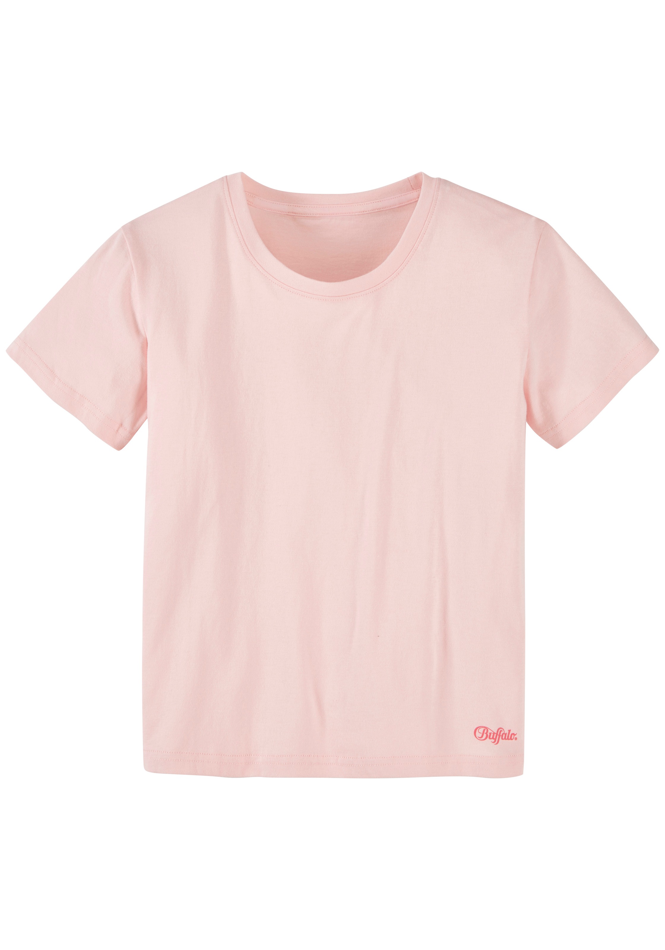 Buffalo Pyjama 1 Stück, 2 tlg. Mädchen - kurzer Schlafanzug mit karierter Hose