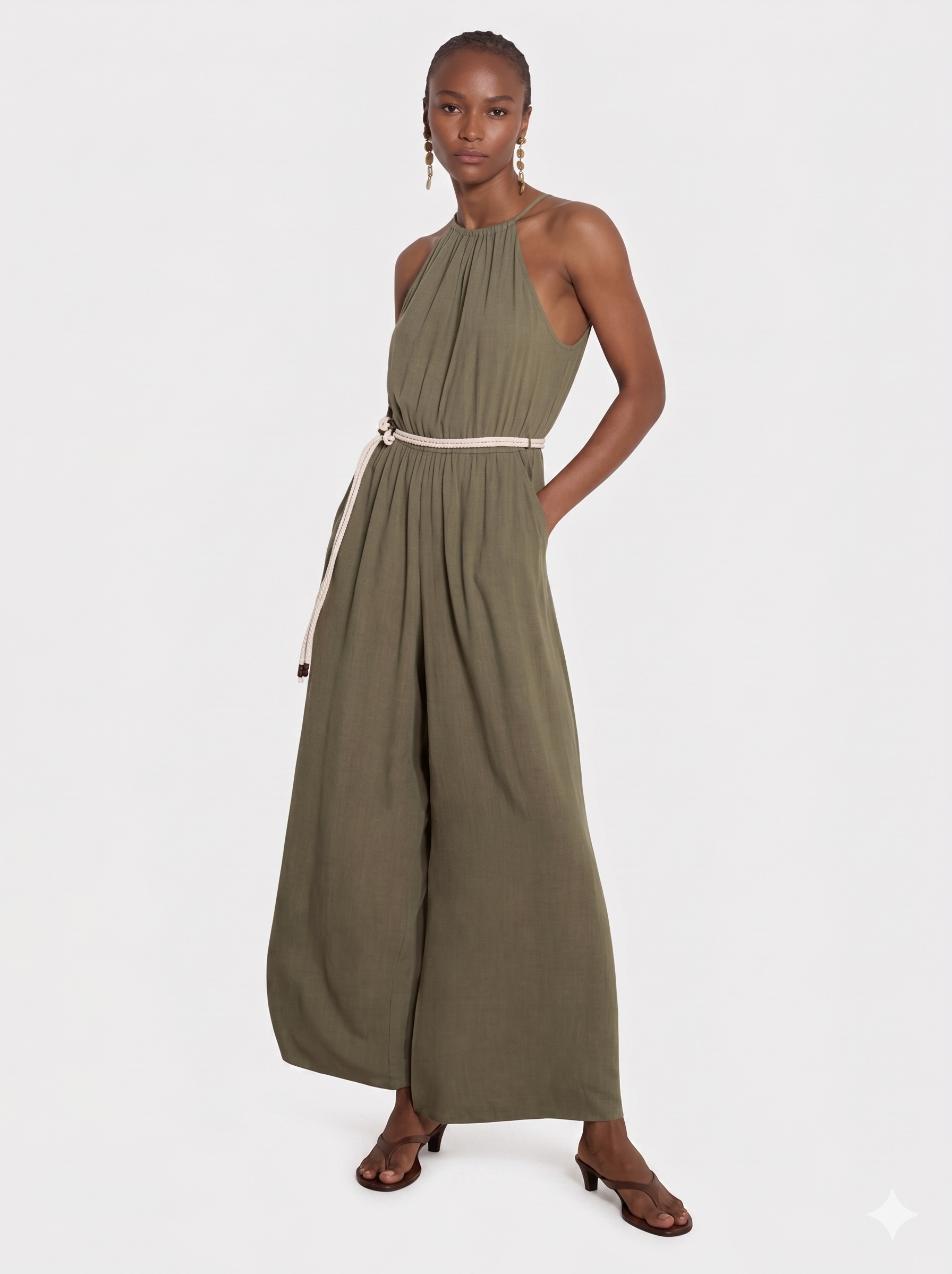 Apricot Jumpsuit "Jumpsuit" mit weitem Bein