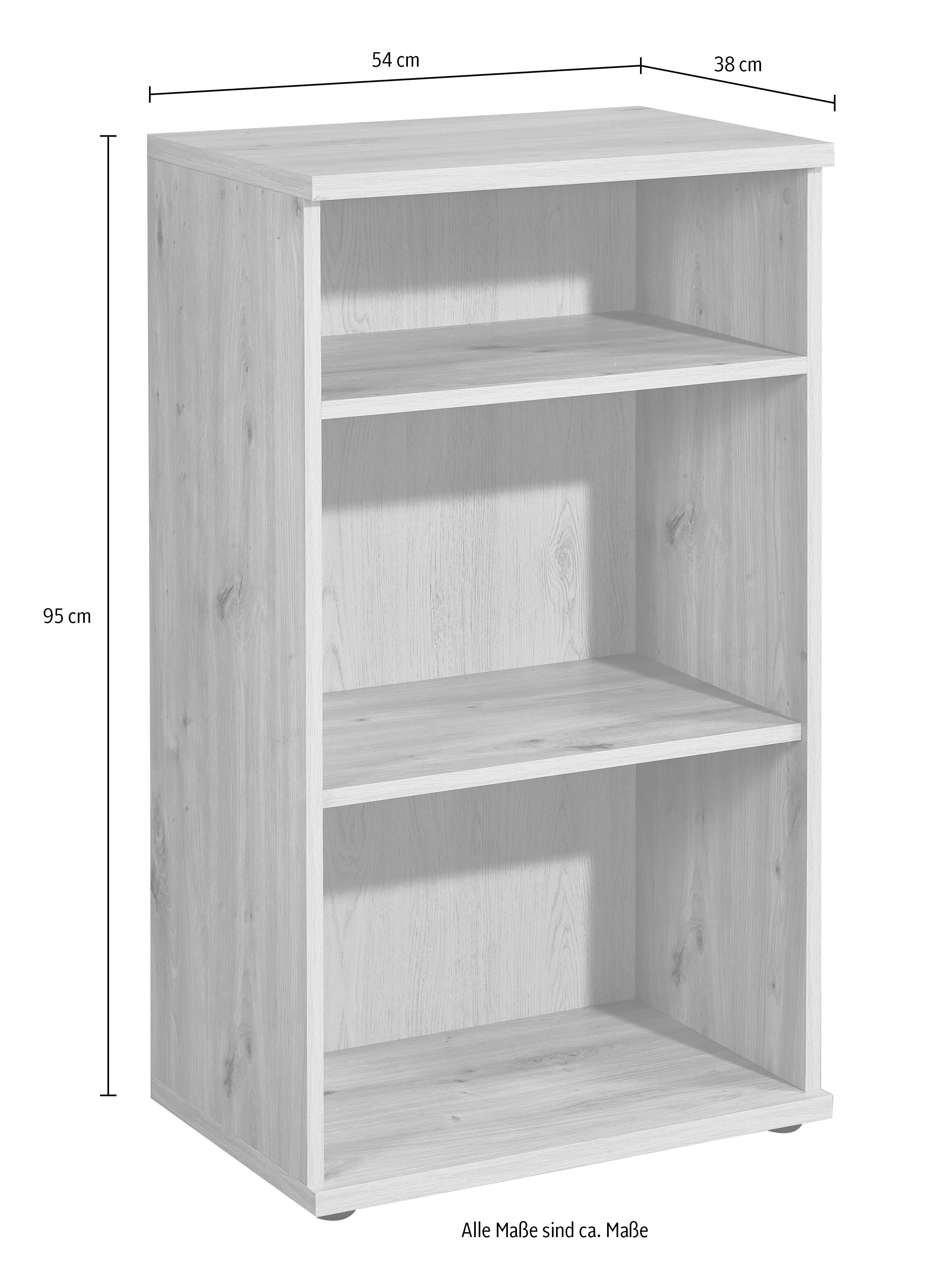 BEGA OFFICE Regalelement »Kanada« 1 Stk. tlg. Breite 54cm, Melaminbeschichtung