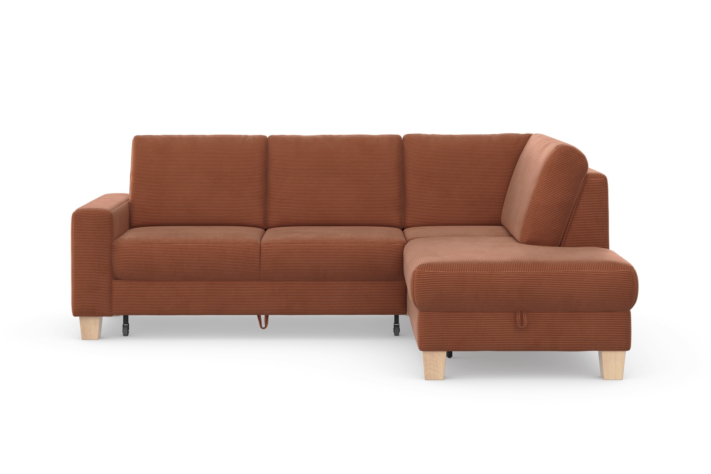 Home affaire Ecksofa "Summer L-Form" mit Ottomane, wahlweise mit Bettfunkti günstig online kaufen