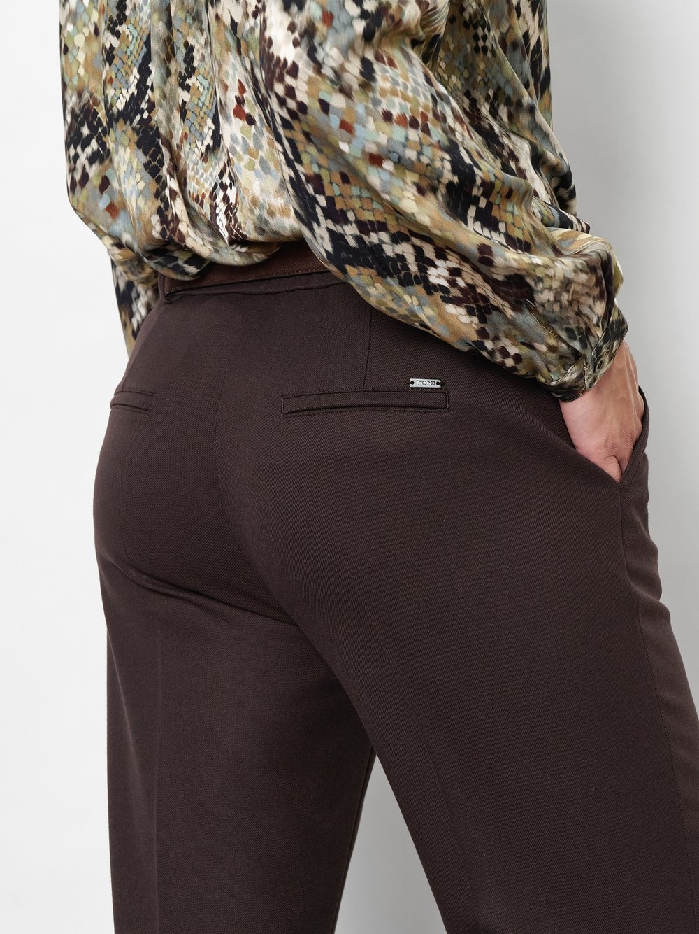 TONI Stoffhose »Jenny Wide Leg«  mit Bügelfalten und Stretch