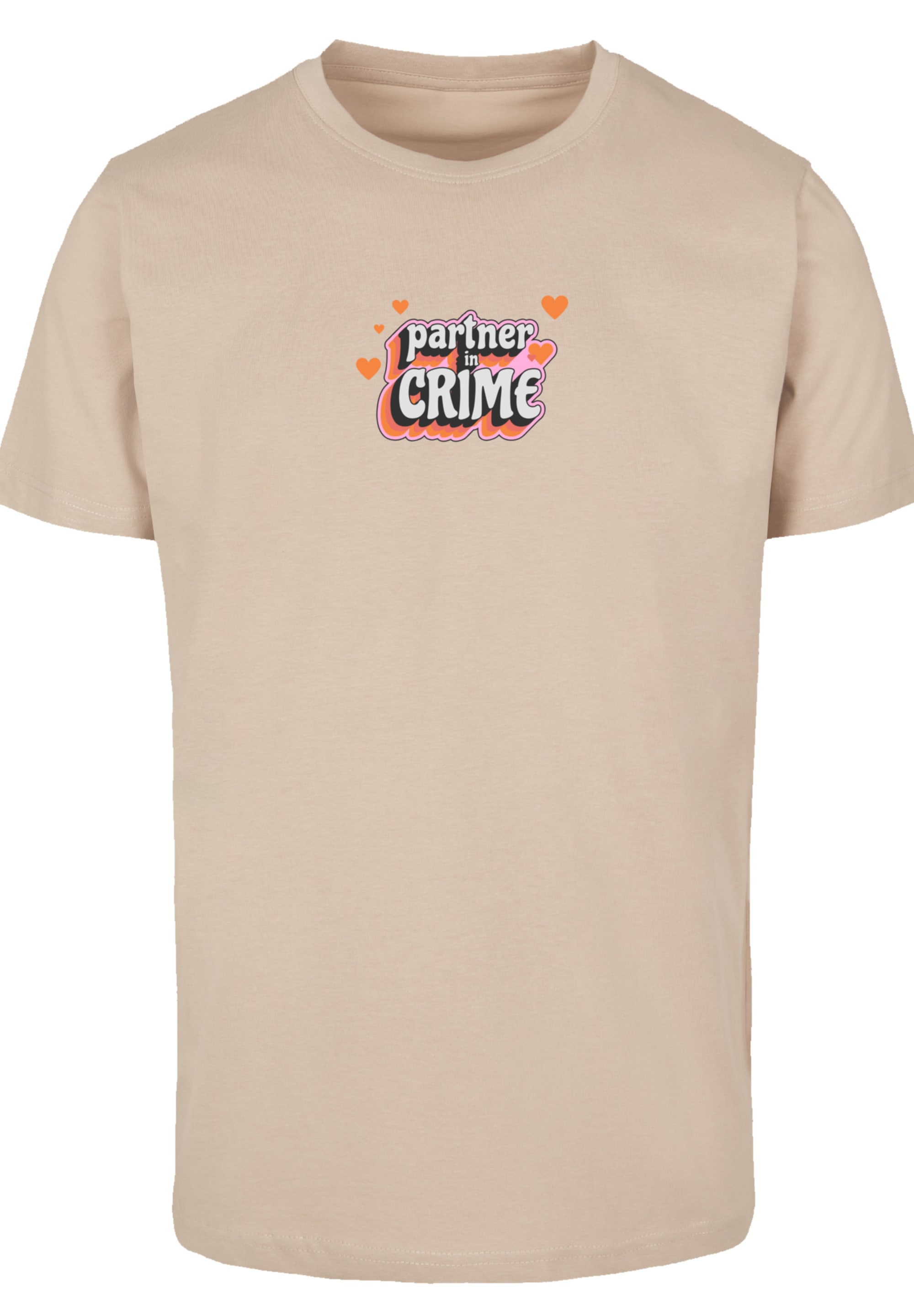 F4NT4STIC T-Shirt »Partner In Crime Valentinstag Partner Design«, Premium Qualität
