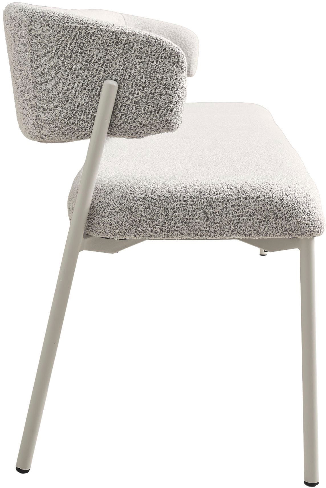 SCHÖNER WOHNEN-Kollektion Sitzbank »OSLO, 160 cm oder 200 cm« 1 Stk. tlg. Bezug Bouclé, Untergestell Metall pulverbeschichtet