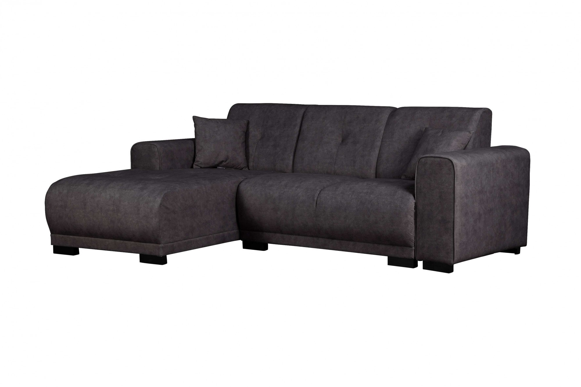 Home affaire Ecksofa »Langeland L-Form«, incl. 2 Zierkissen, Recamiere wahlweise links oder rechts