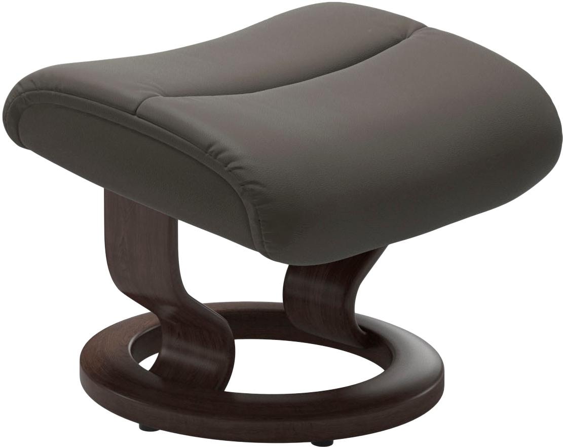 Stressless® Relaxsessel »View«, (Set, Relaxsessel mit Hocker), mit Classic Base, Größe S,Gestell Wenge