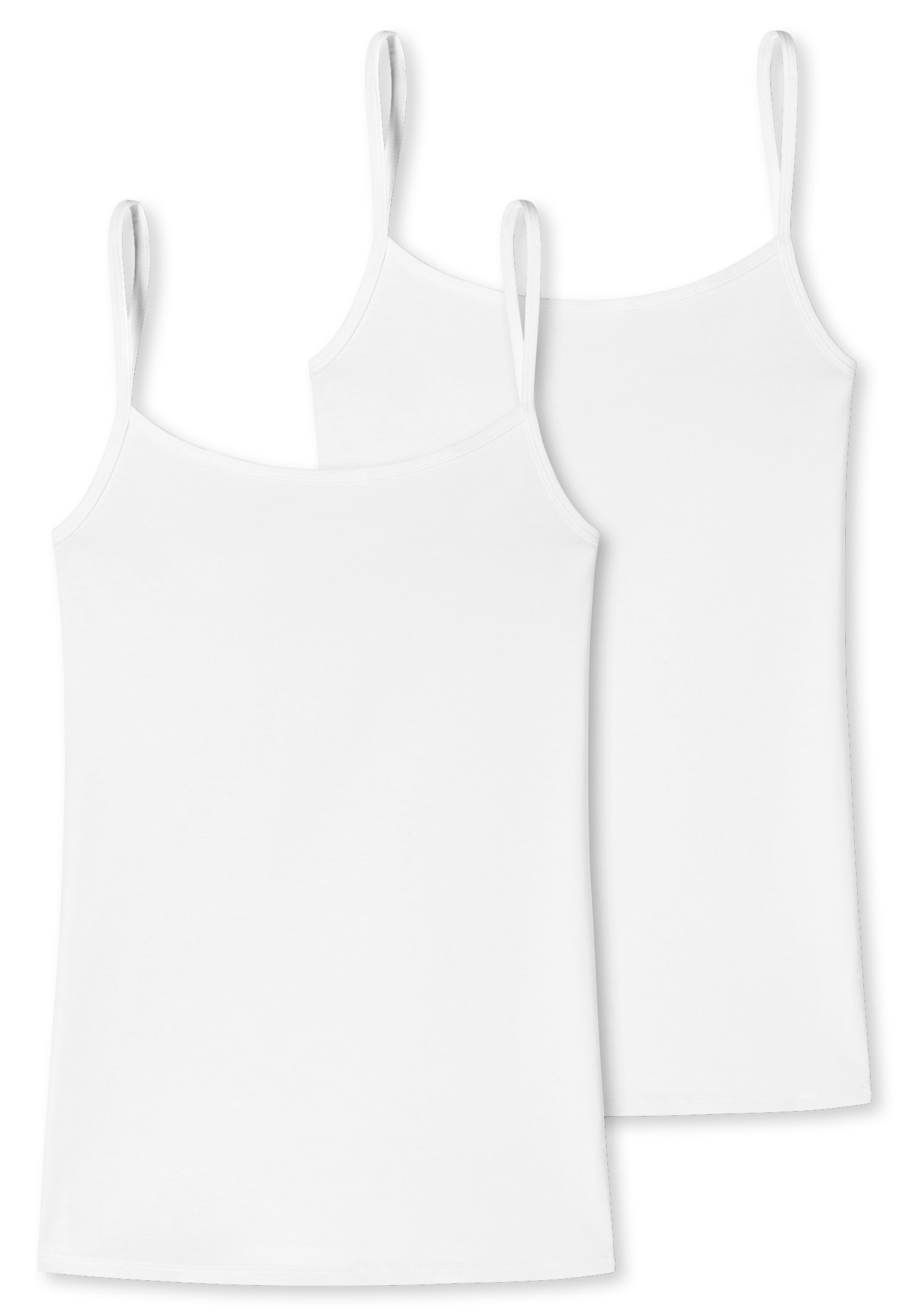 uncover by SCHIESSER Spaghettitop "Uncover Cotton" tiefer Rundhalsausschnit günstig online kaufen