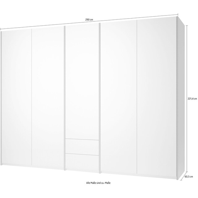 Müller SMALL LIVING Drehtürenschrank »Modular Plus Variante 9«, inklusive  zwei kleinen Schubladen im Mittelelement | BAUR