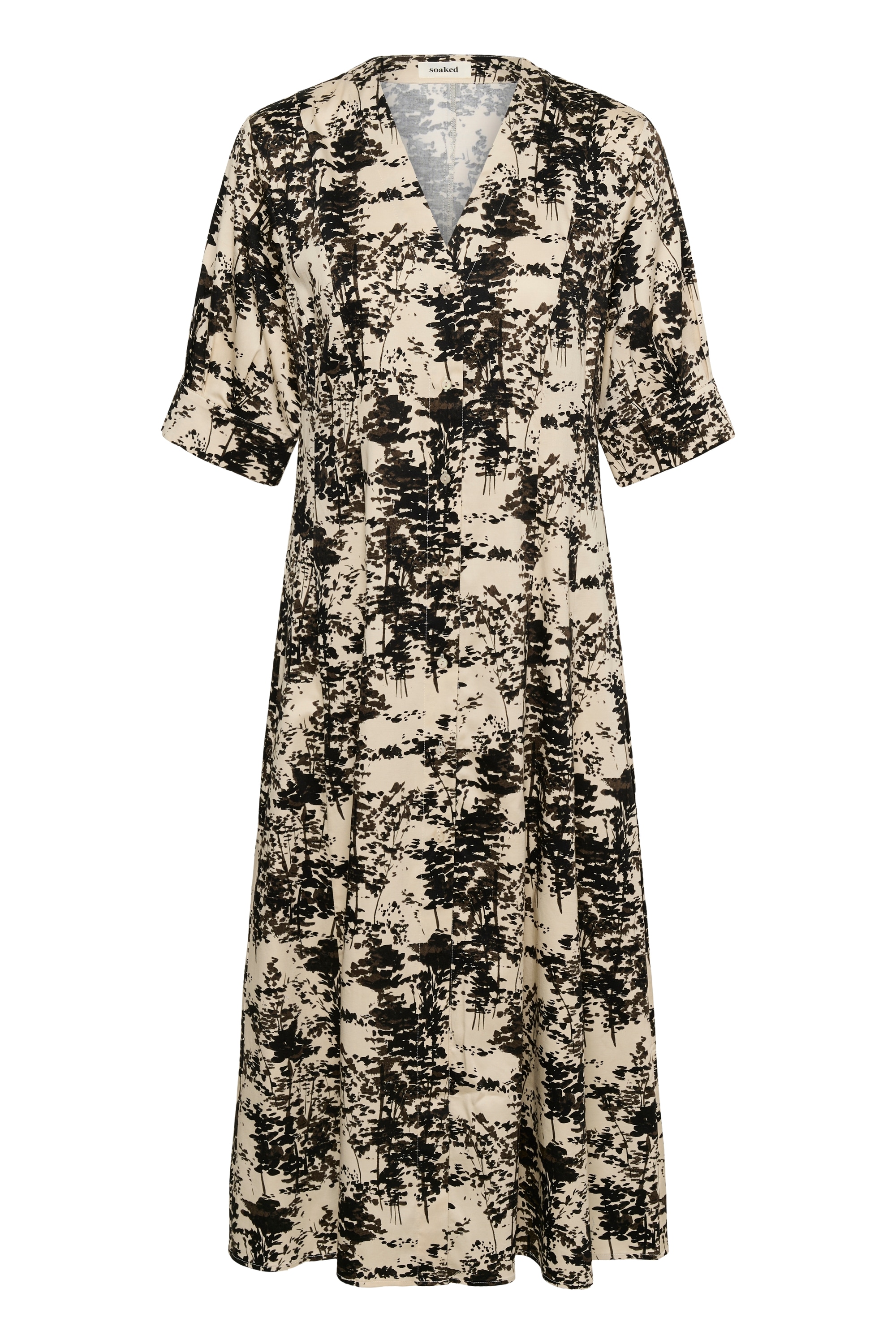 SOAKED IN LUXURY Midikleid "Damen Kleid SLNaelle"