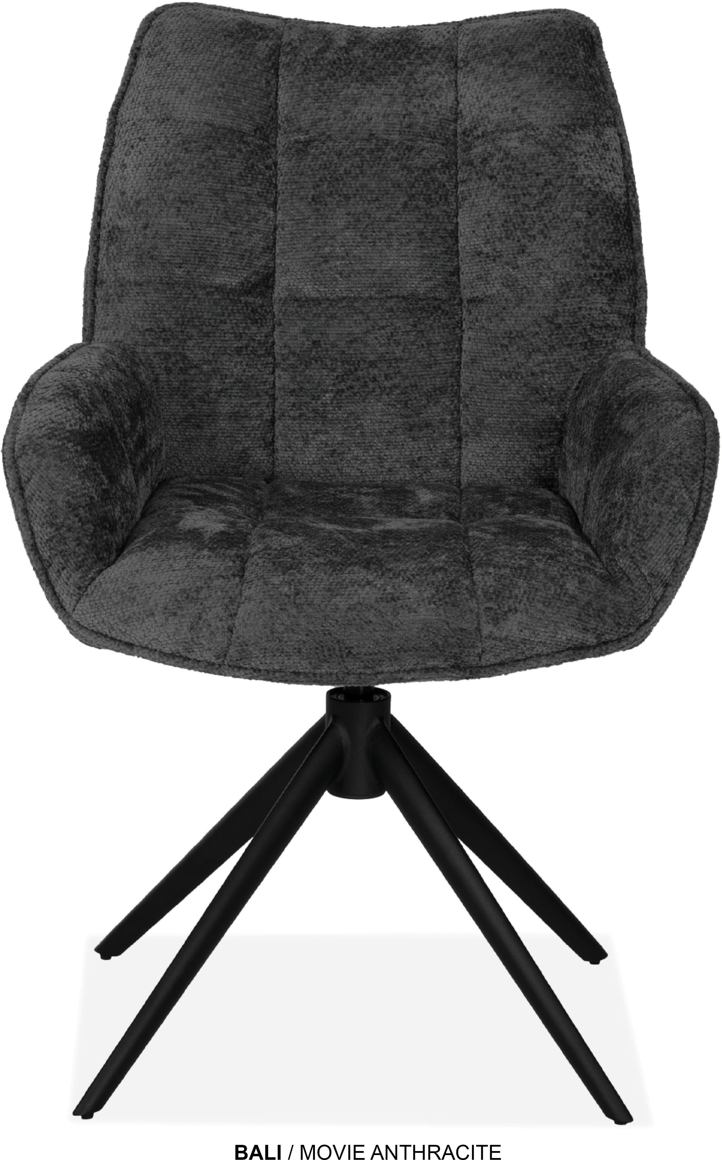 Thumbnail - OMG Design Esszimmerstuhl "Bali" (Set) 2 Stk.Drehstuhl mit auto-return, Armlehnenstuhl