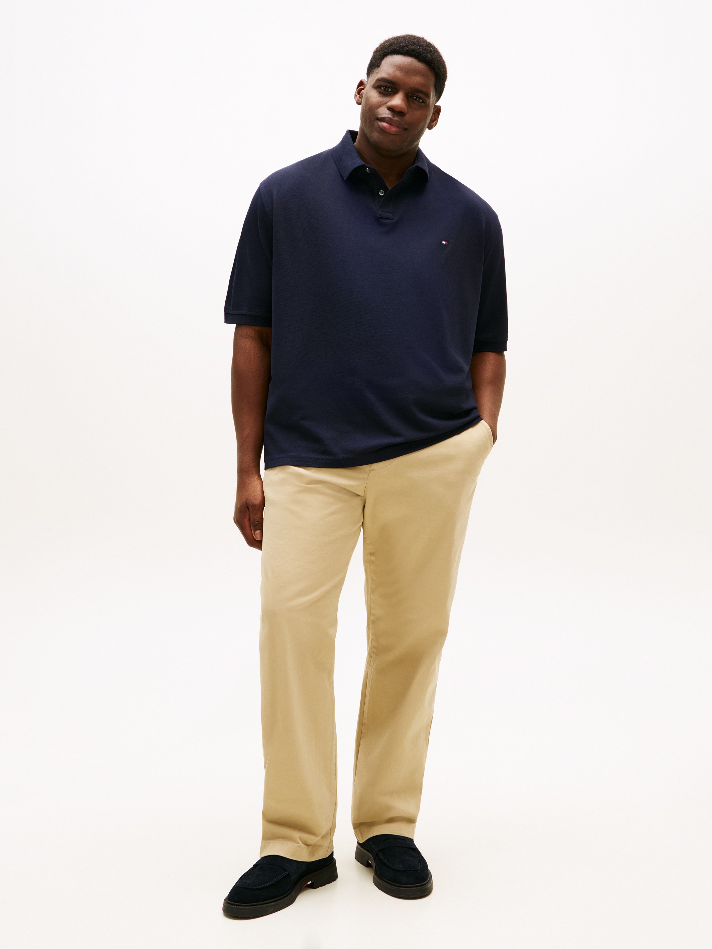 Thumbnail - Tommy Hilfiger Big & Tall Poloshirt "Plus 1985" Große Größen, Pique, regular fit