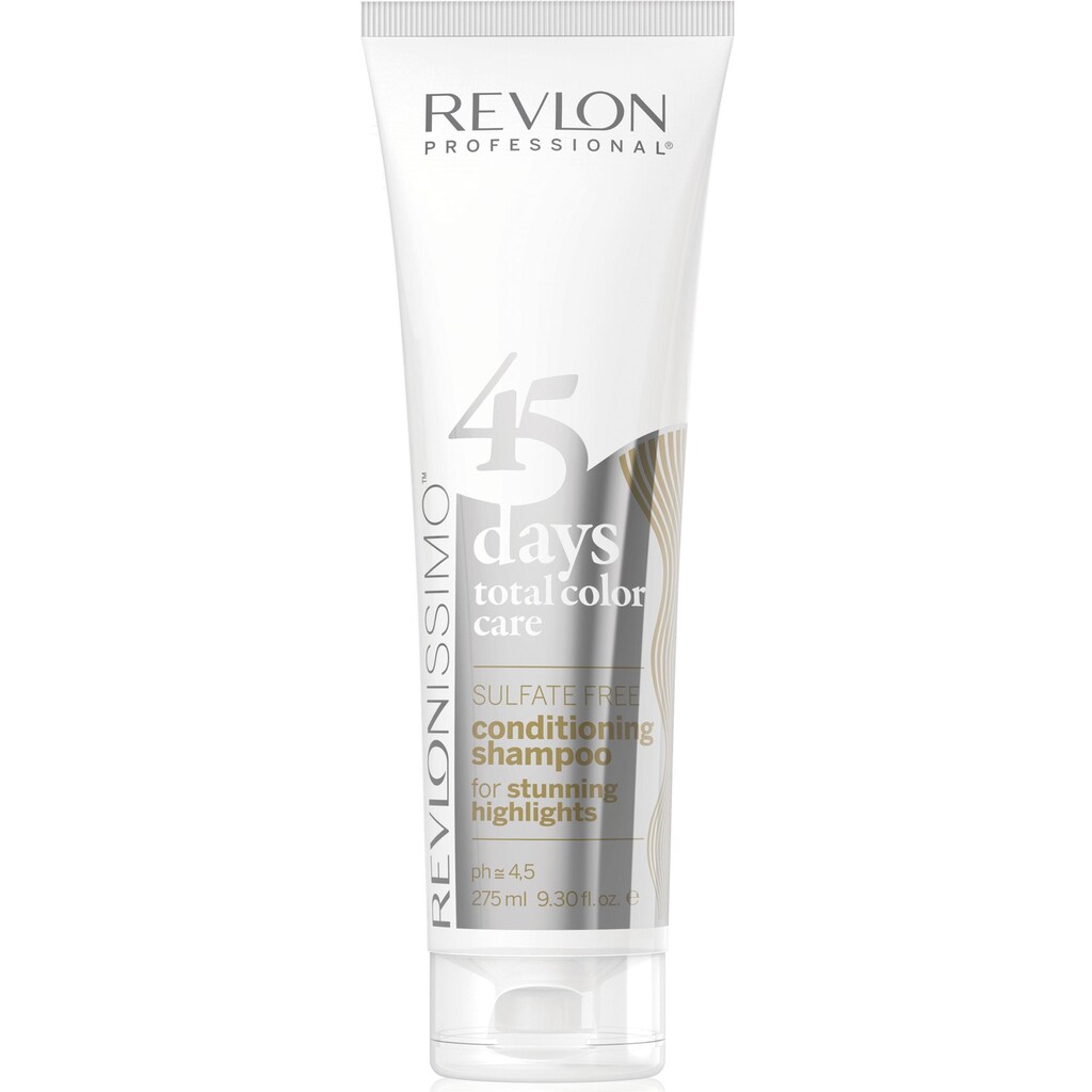 Damenmode Kosmetik REVLON PROFESSIONAL Haarshampoo »Revlonissimo 45 Days Stunning Highlights«, 2 in 1 weiß