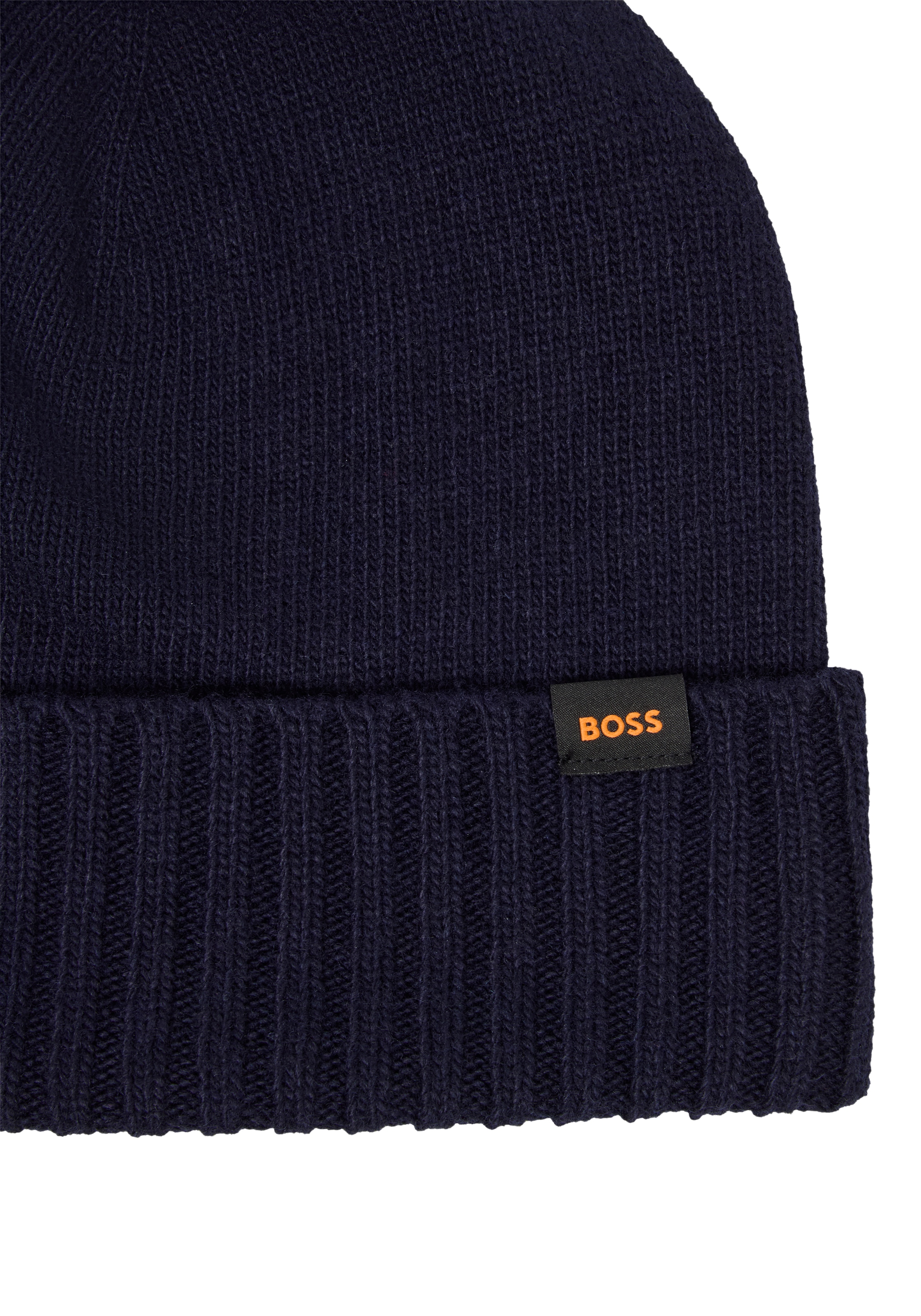 BOSS ORANGE Strickhandschuhe »Kalipso«, (Set, 2 St.), und Mütze, mit Kaschmir-Anteil