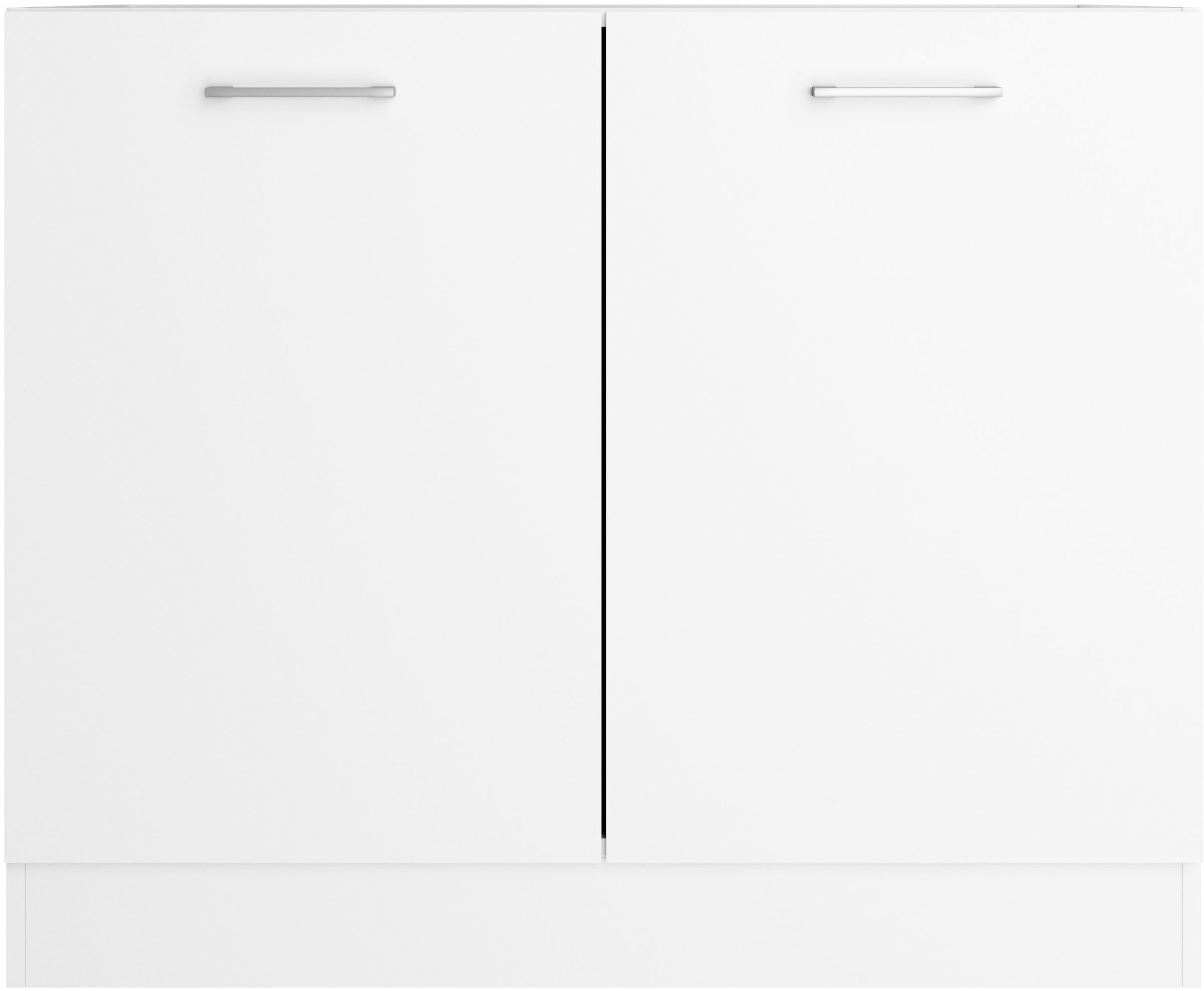 KOCHSTATION Spülenschrank »KS-Milan« Spülenschrank 100 cm, matte oder hochglänzende Fronten