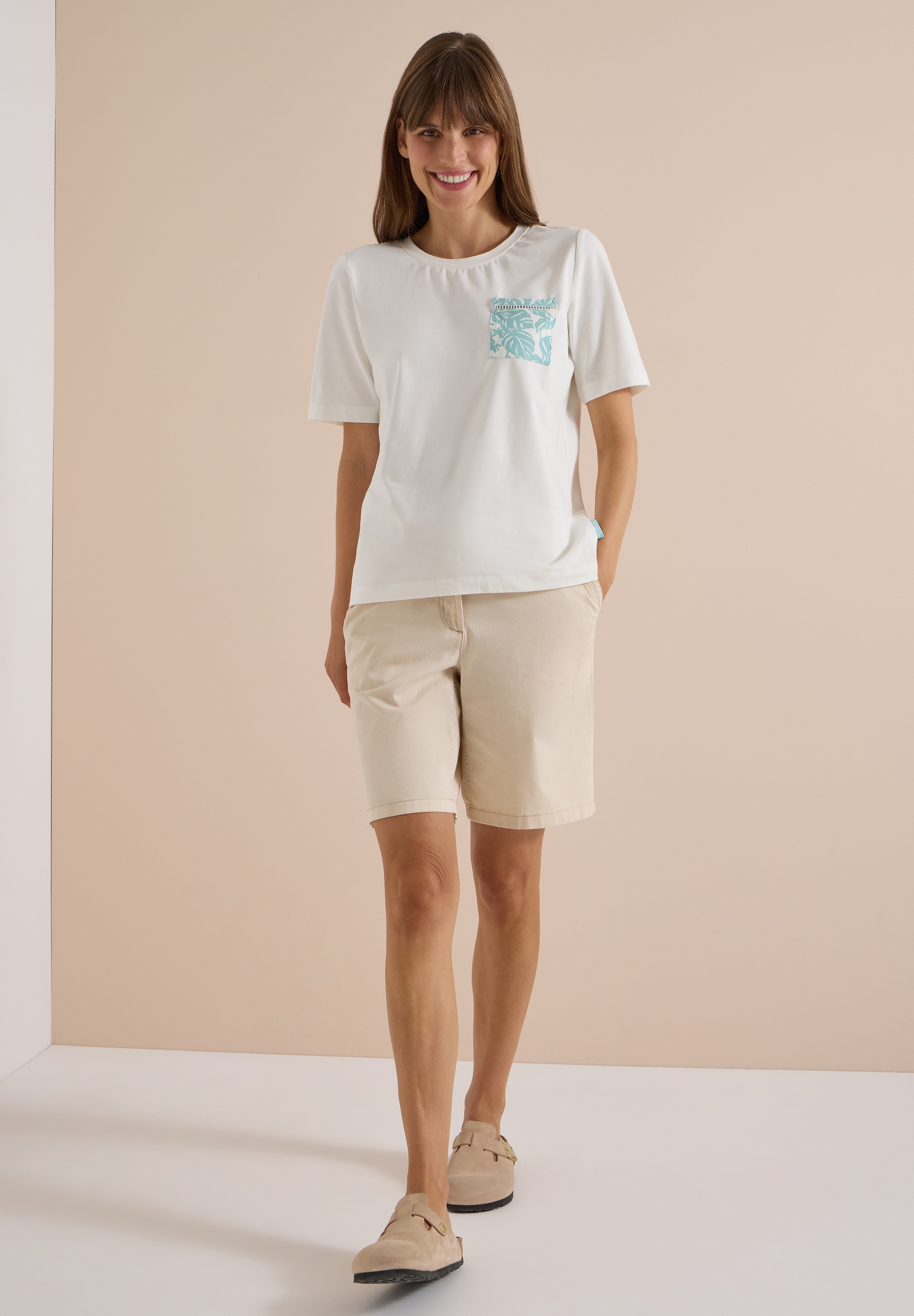 Cecil T-Shirt mit Brusttasche