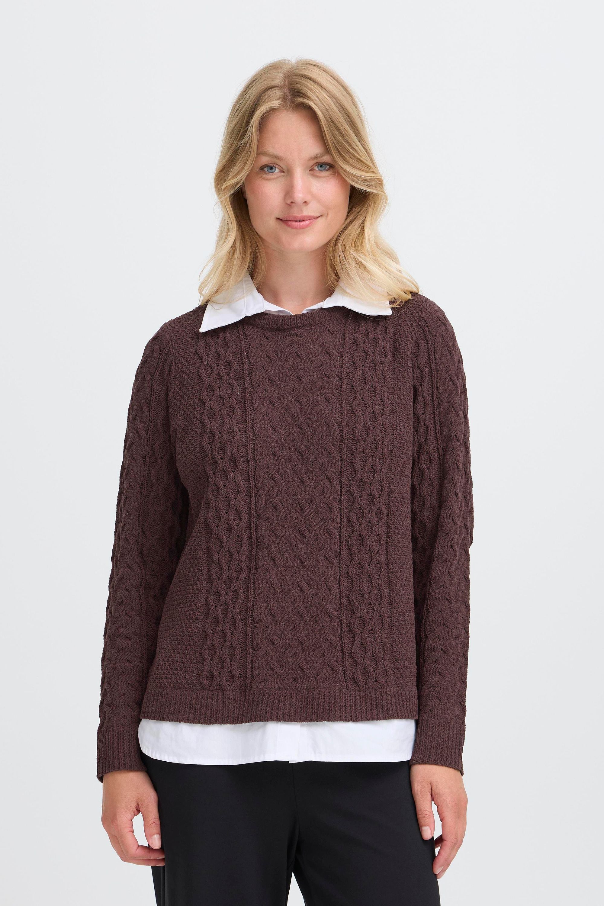 Thumbnail - OXMO Strickfleece-Pullover "Strickpullover OXFSANVI PU 1"