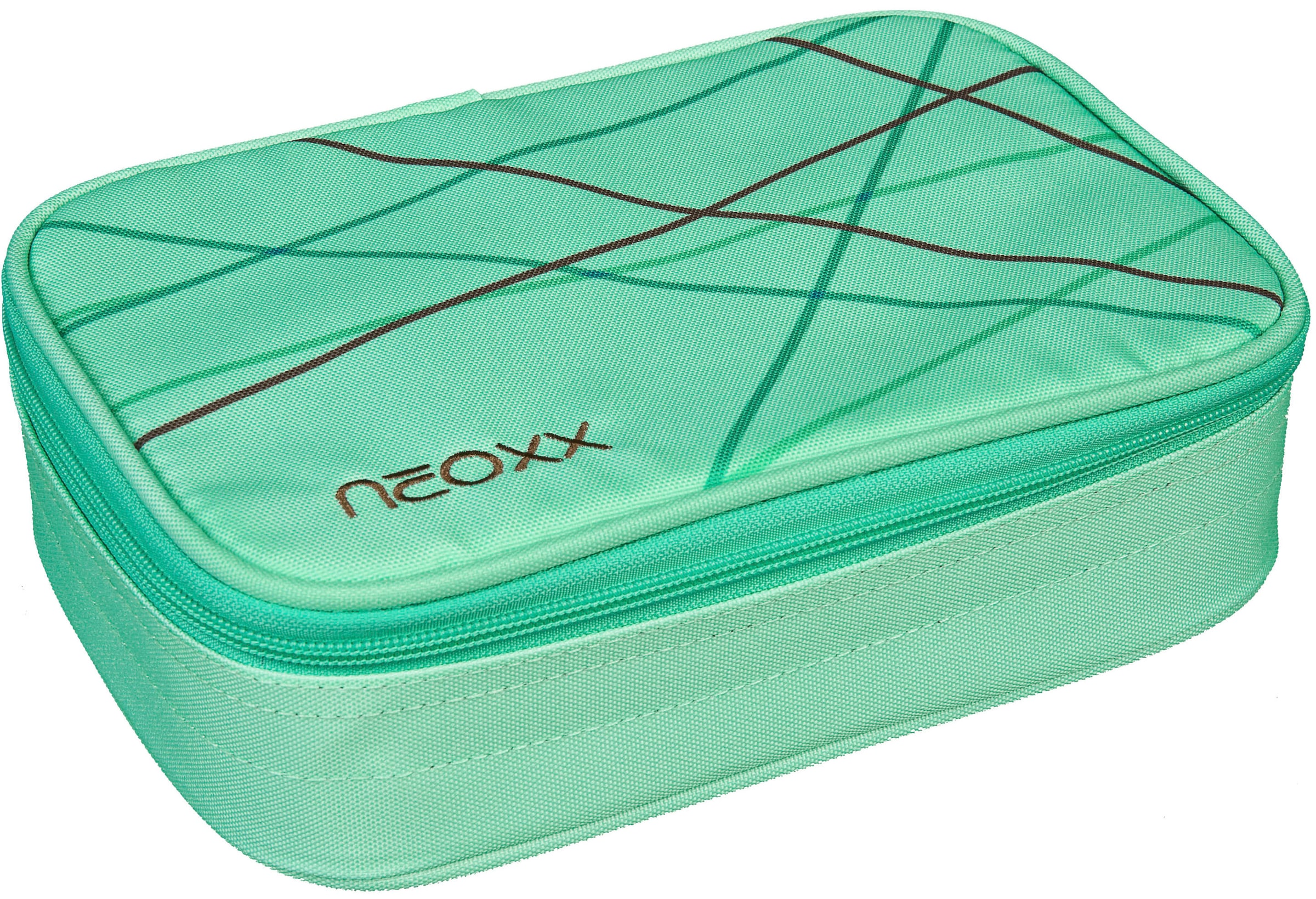 neoxx Schreibgeräteetui "Schlamperbox, Dunk, Mint to be", teilweise aus recyceltem Material