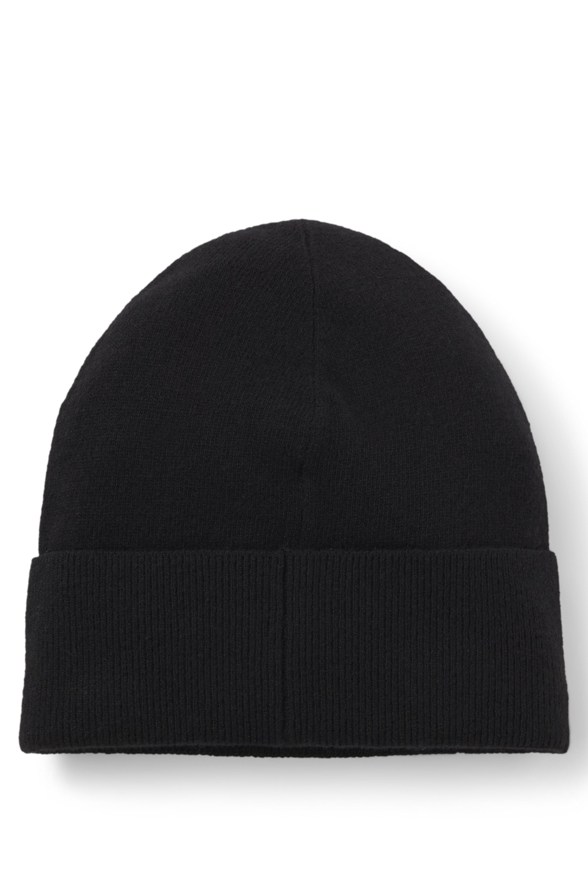 BOSS Strickmütze »Laris Hat« aus edlem Schurlwoll-Kaschmir-Mix, unisex