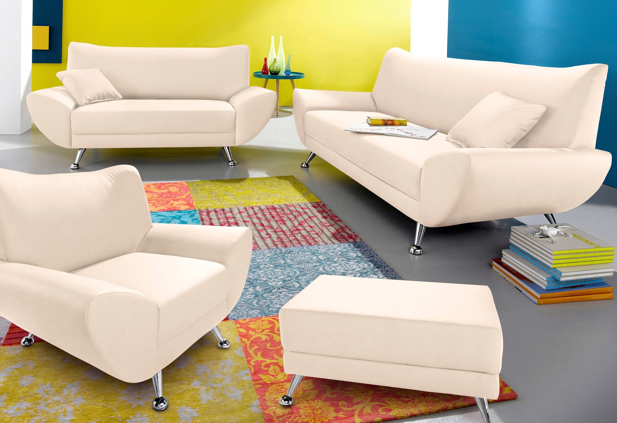 INOSIGN Polstergarnitur »Saltare elegant und komfortabel, OTTOs Choice«, (3 tlg.)