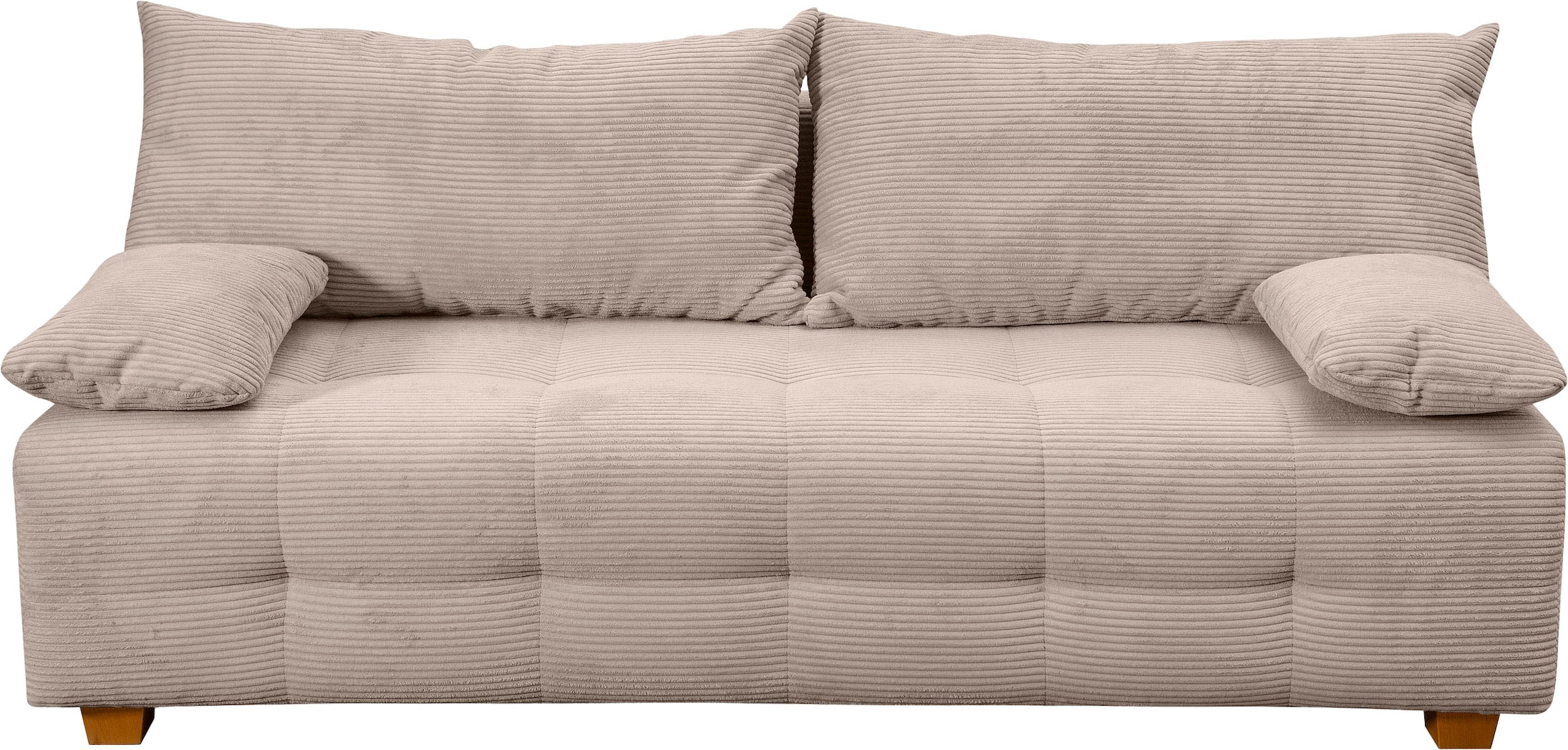 COLLECTION AB Schlafsofa »Bella«, Schlafsofa,Bettkasten,Bonellfederkern,Rückenkissen,Armlehnenkissen