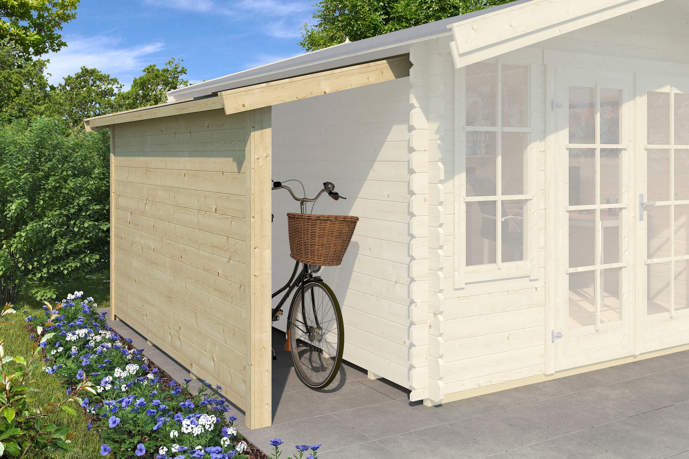 LASITA MAJA "Schleppdach" BxT: 90x300 cm günstig online kaufen