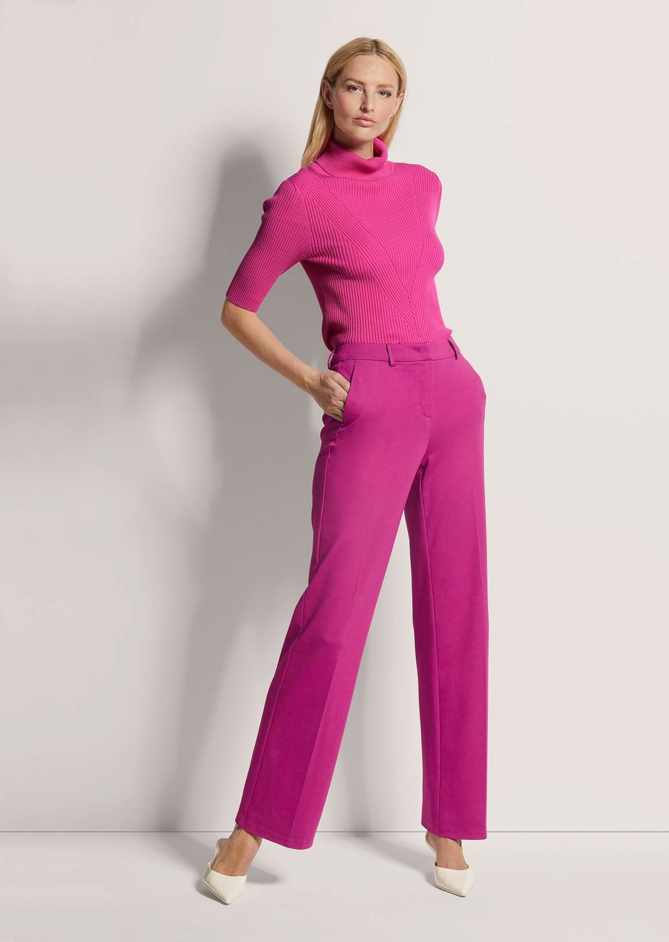 MADELEINE Palazzohose "Hose Weite Hose mit Bügelfalten" günstig online kaufen