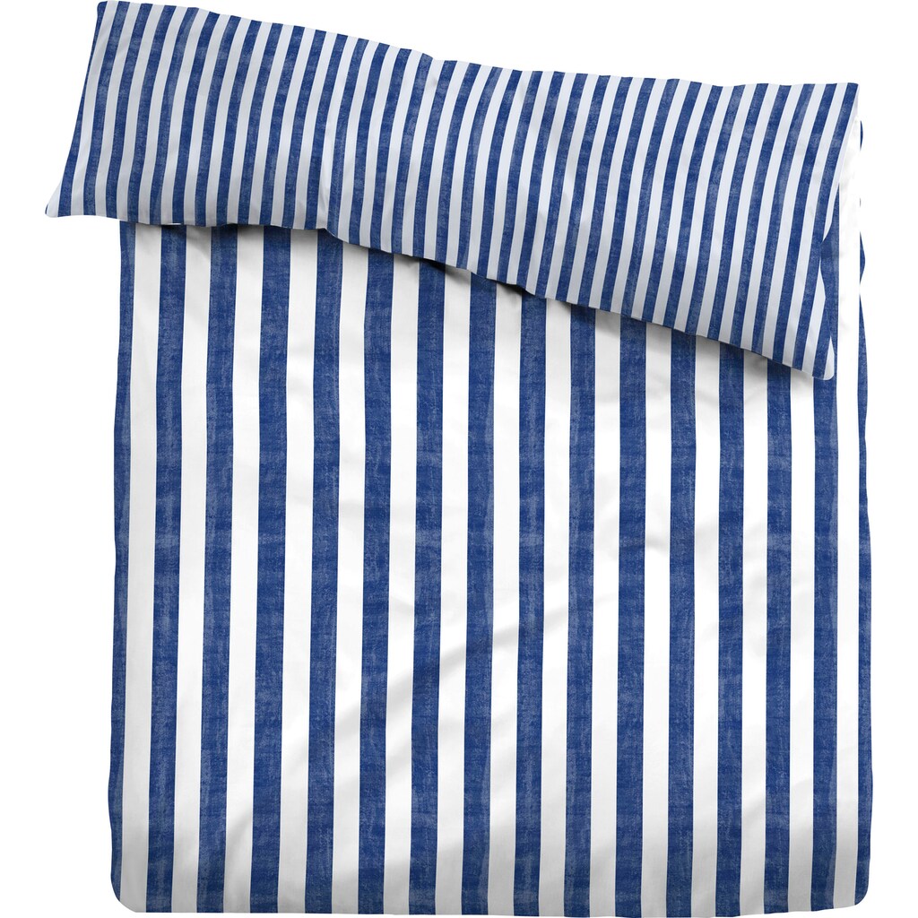 TOM TAILOR HOME Wendebettwäsche »PLAIN STRIPES«, (2 tlg.)