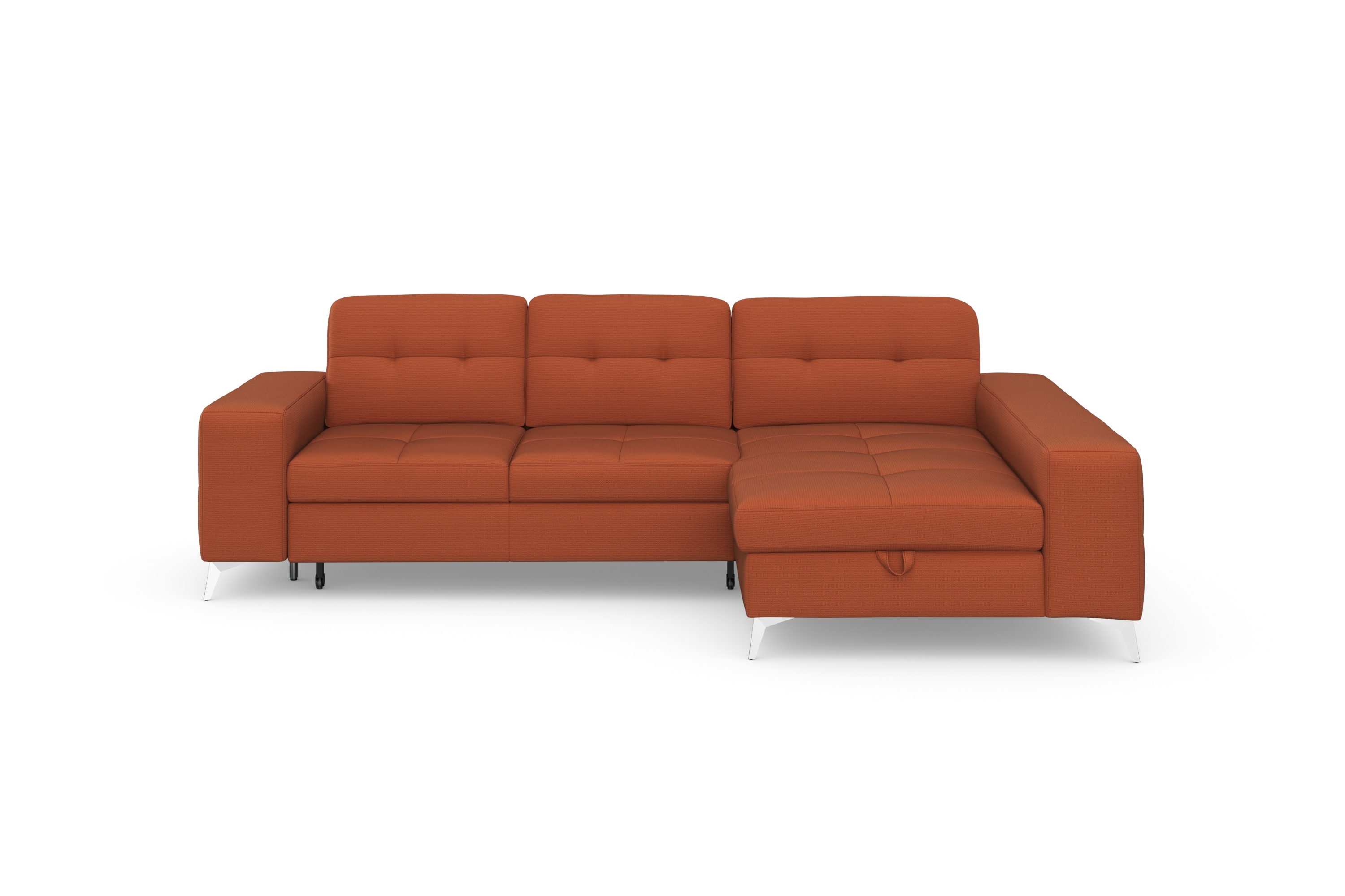 sit&more Ecksofa "Baviene L-Form" inklusive Sitztiefenverstellung & Federkern, optional Schlaffunktion